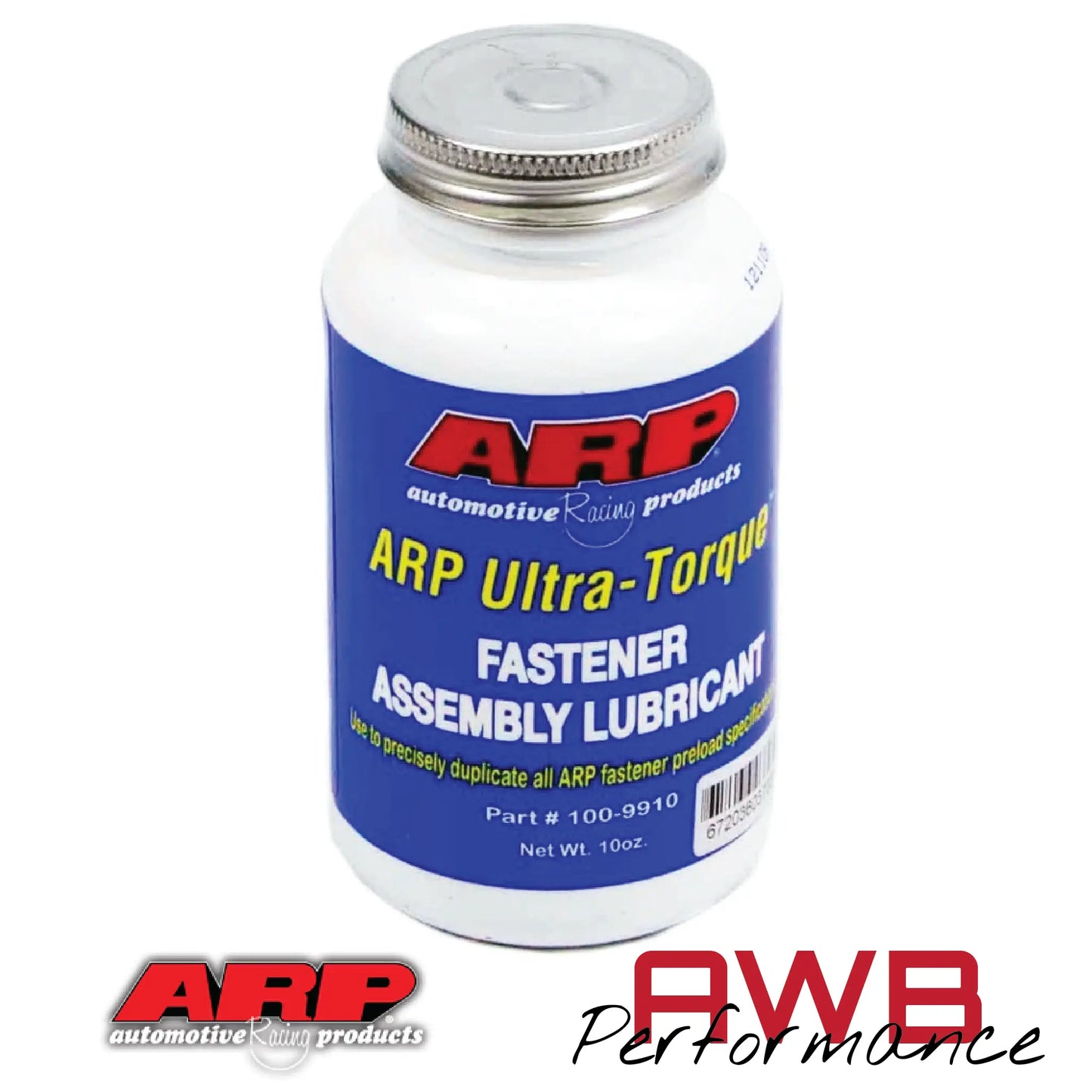 ARP Ultra-Torque Fastener Assembly Lube / Lubricant 10oz. Brush Top - 100-9910 ARP
