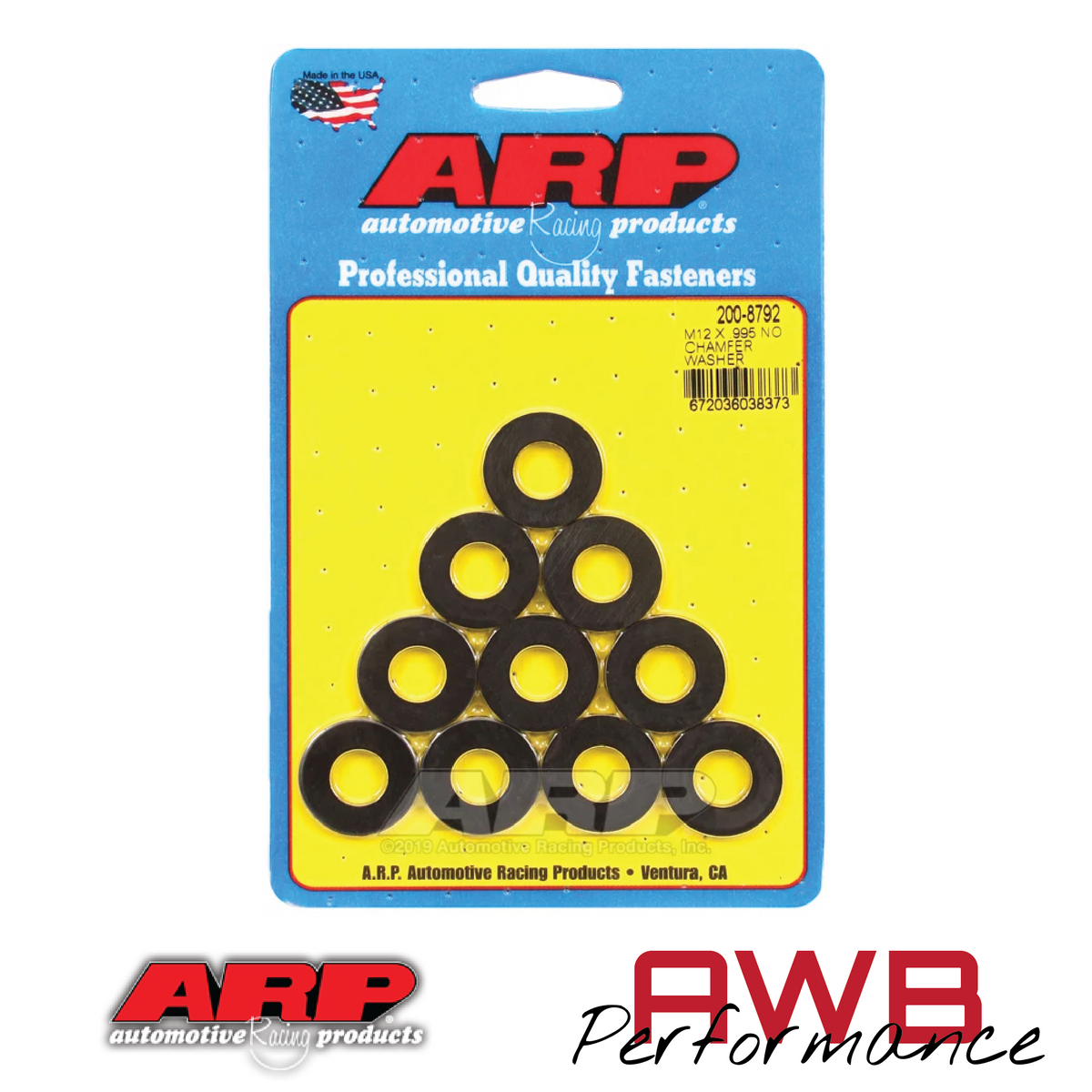 ARP 8740 Chromoly M12 ID 0.995" OD Washers - 200-8792 ARP