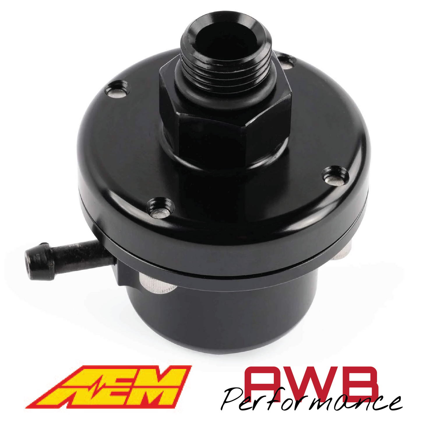 AEM 6AN ORB 40-100 PSI Fuel Pulse Damper - 25-4004