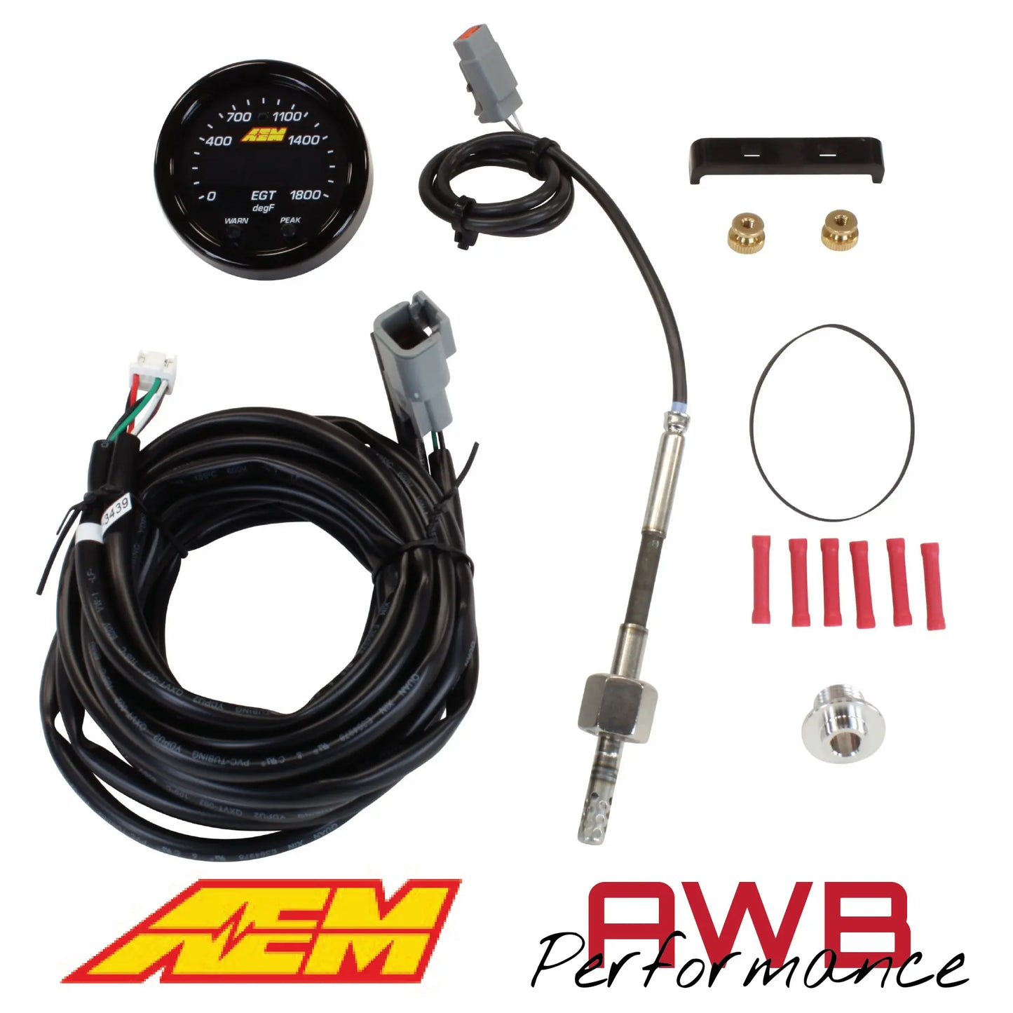 AEM X-Series EGT Gauge Kit - 30-0305 AEM