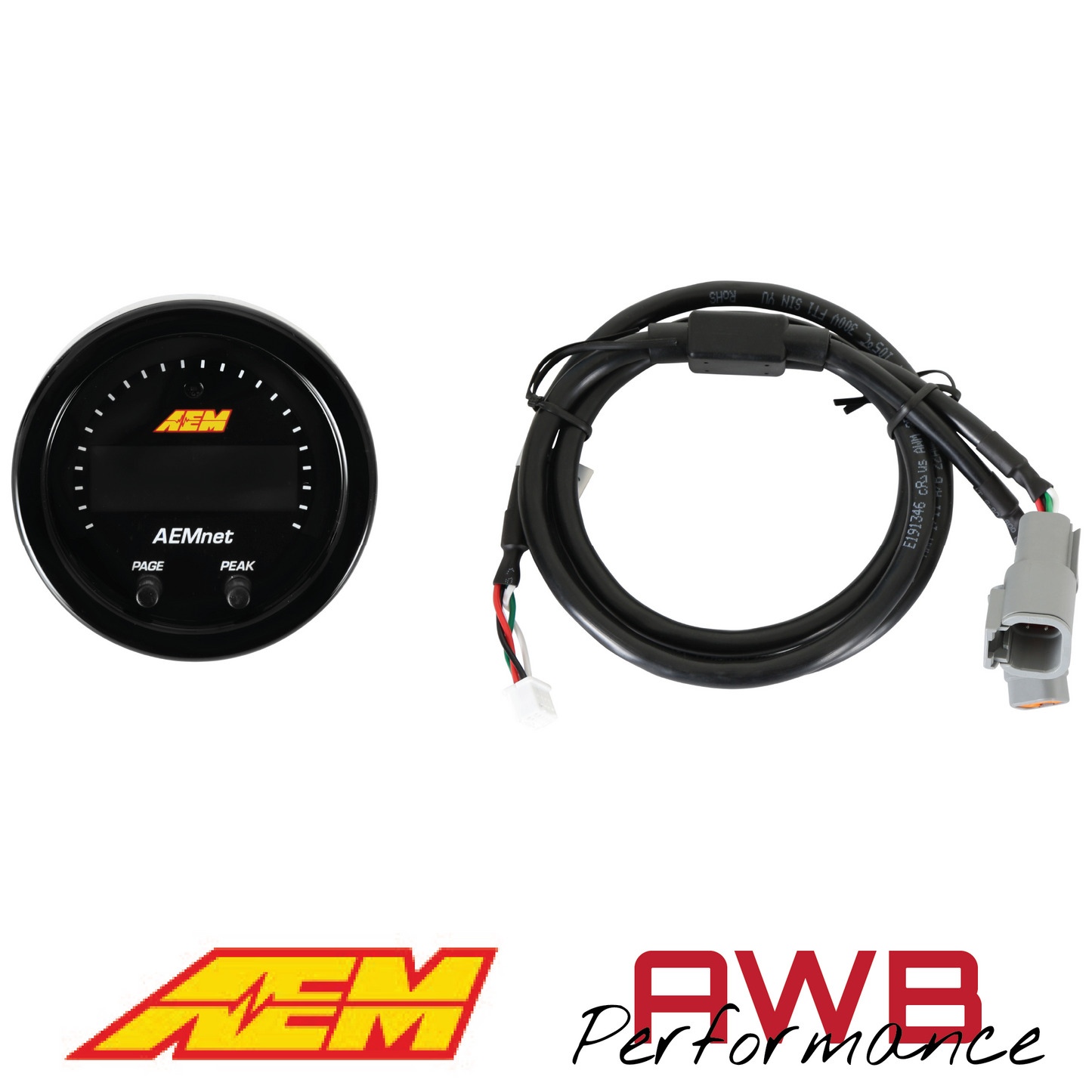 AEM X-Series AEMnet Can Bus Gauge Kit - 30-0312