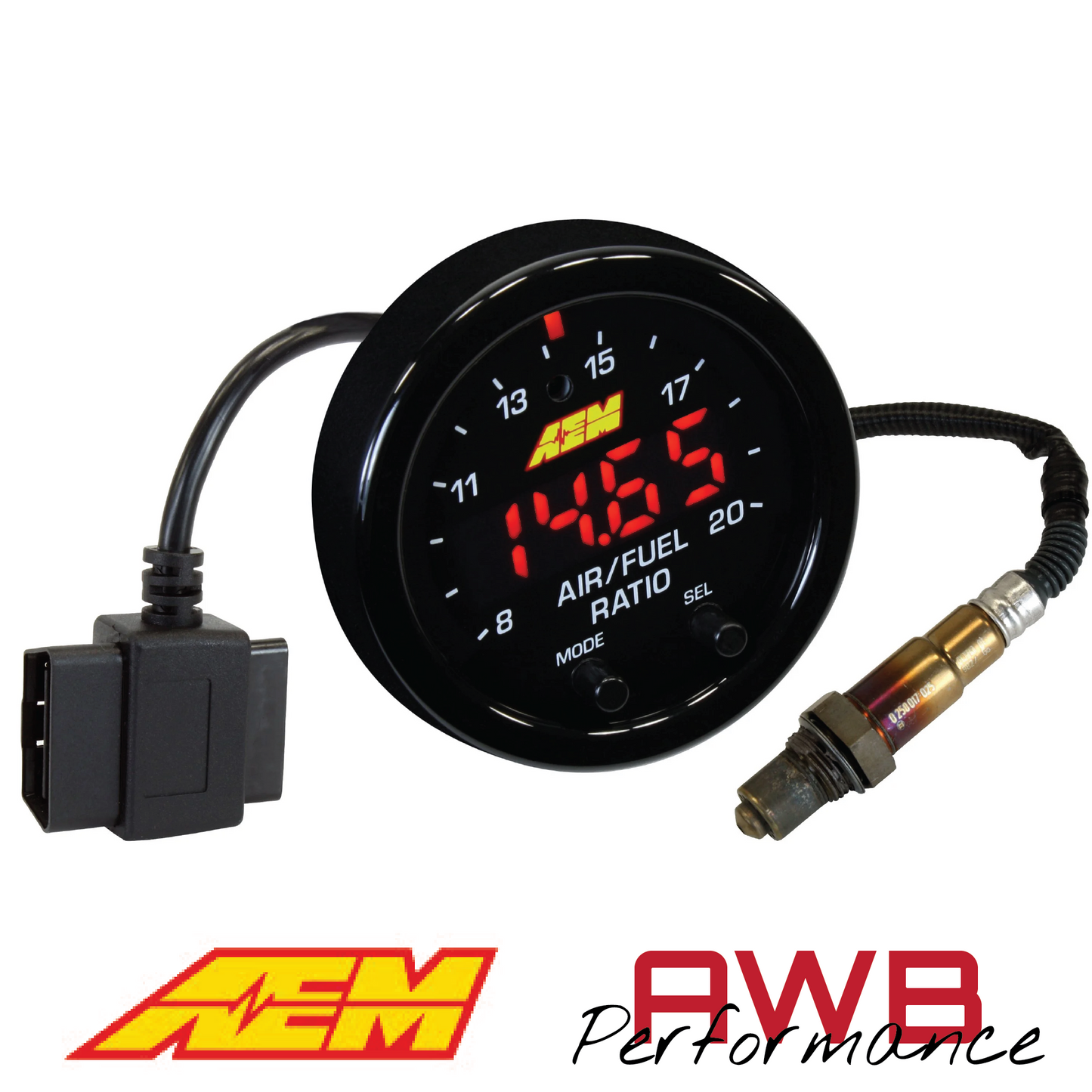 AEM X-Series OBDII Wideband AFR Gauge Kit - 30-0334