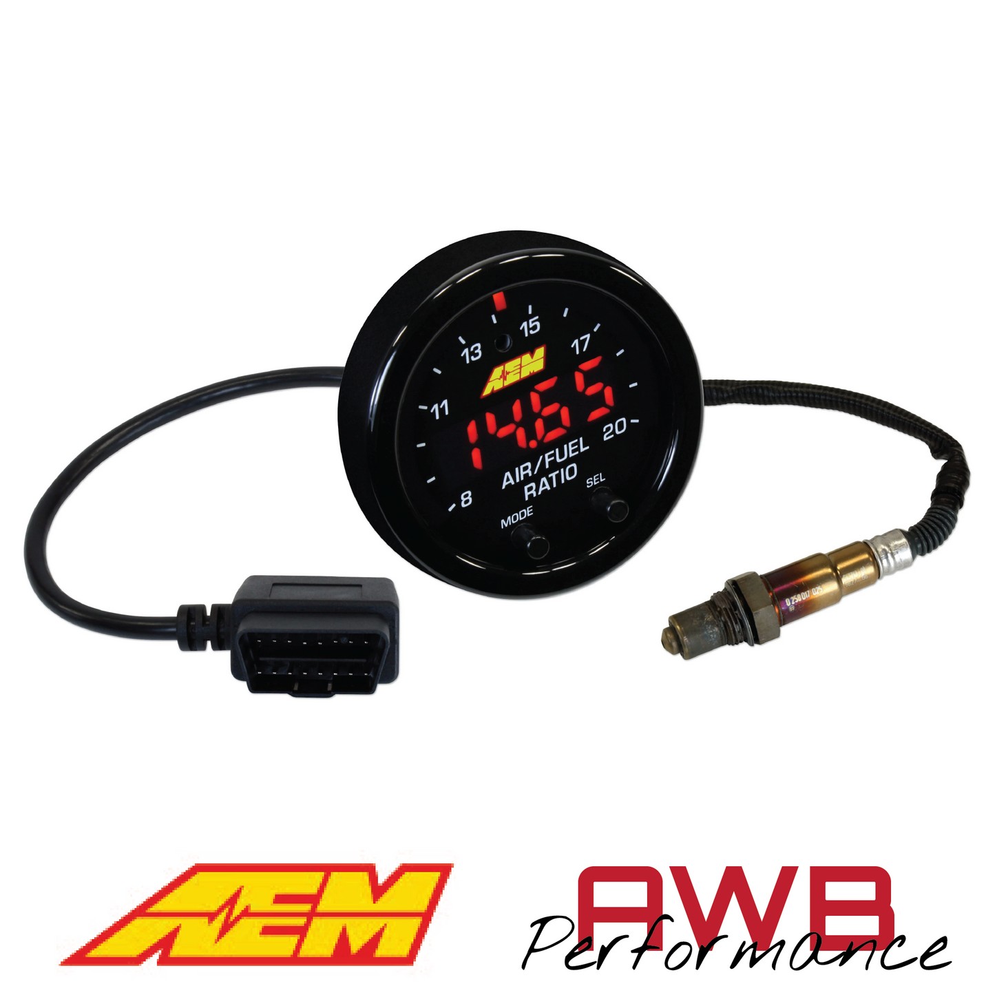 AEM X-Series OBDII Wideband AFR Gauge Kit - 30-0334
