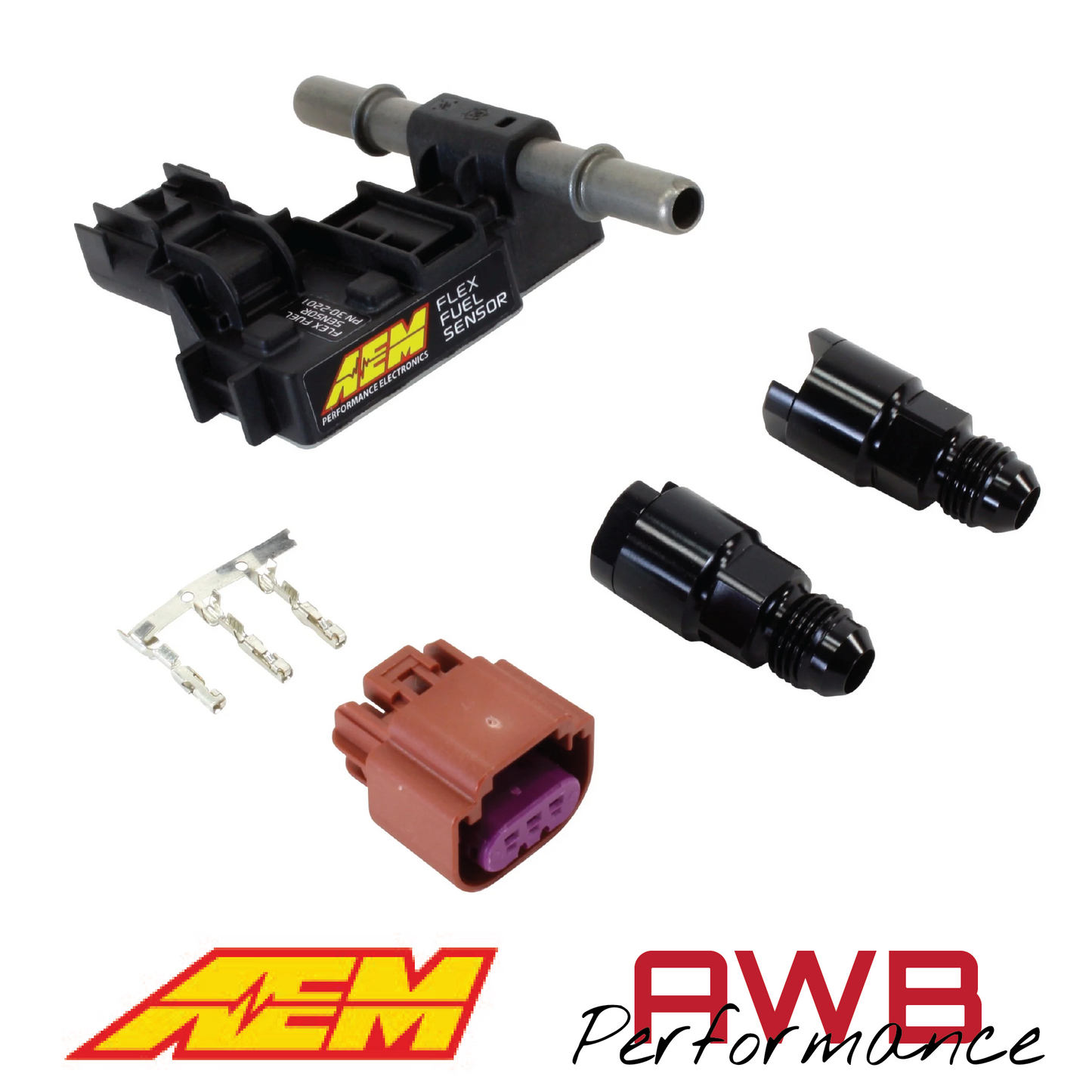 AEM Ethanol Content Flex Fuel Sensor Kit - 30-2201