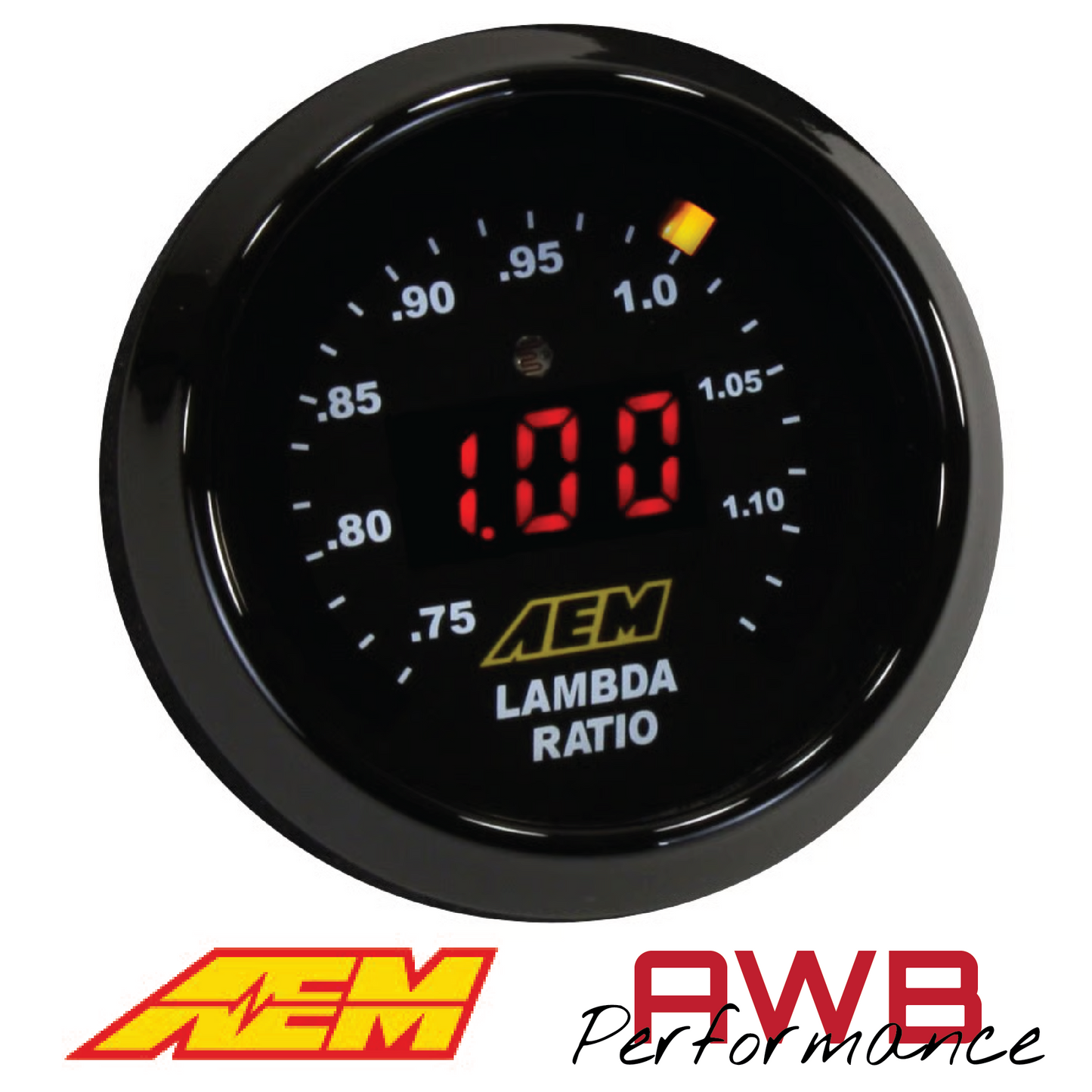 AEM Classic Digital Wideband AFR Gauge (Sensor Not Included) - 30-4110NS