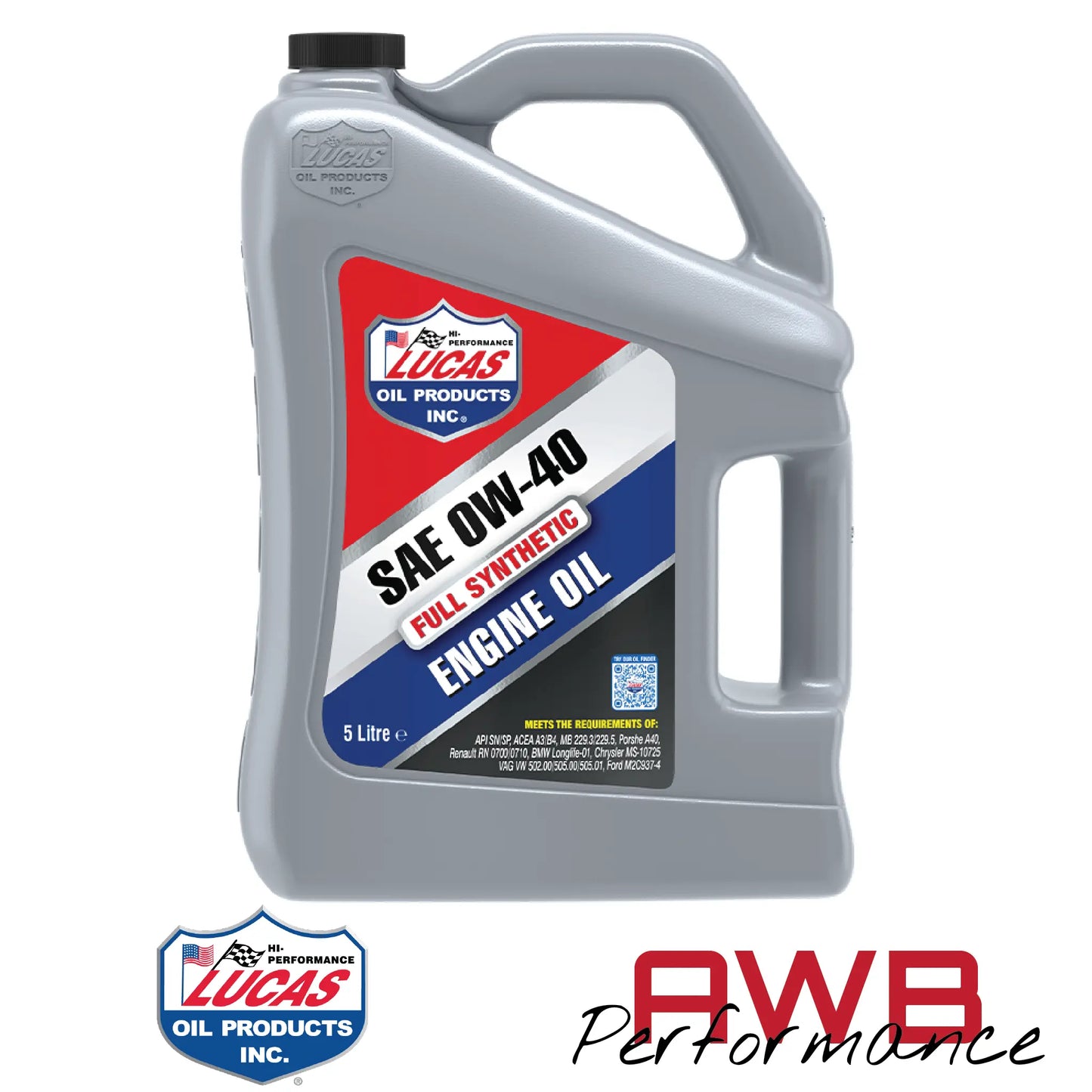 Lucas Oil Synthetic 0W-40 Engine Oil Lucas Oil