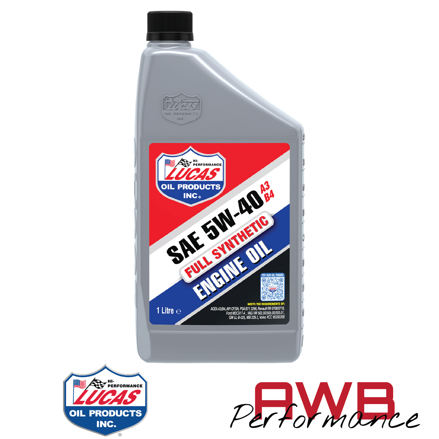 Lucas Oil Synthetic 5W-40 A3/B4 Engine Oil