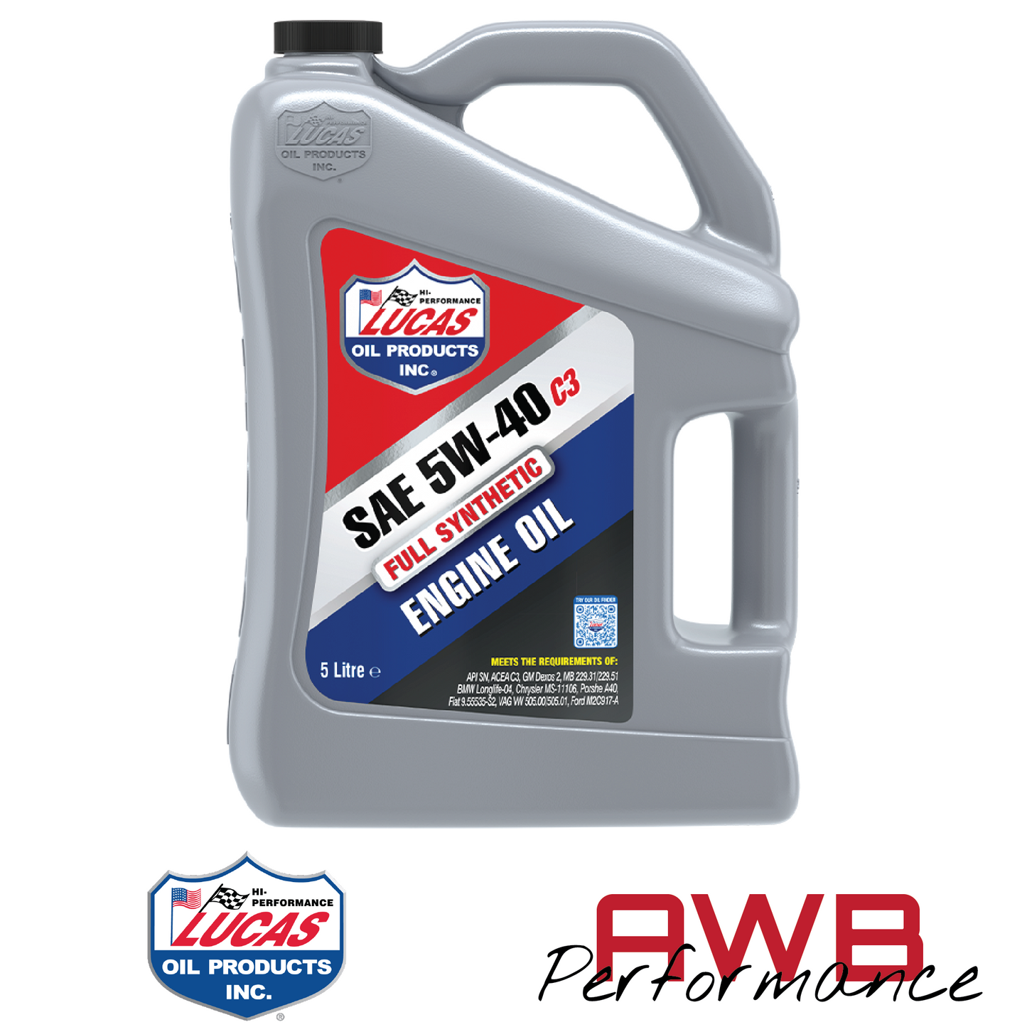 Lucas Oil Synthetic 5W-40 C3 Engine Oil