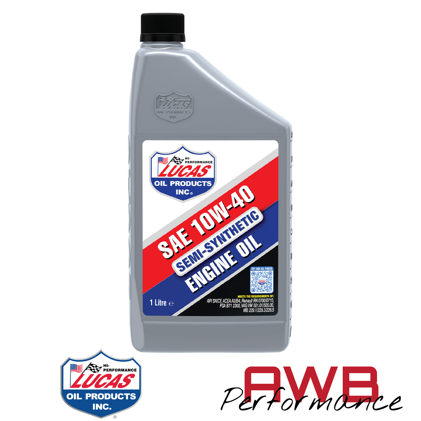 Lucas Oil Semi-Synthetic 10W-40 Engine Oil
