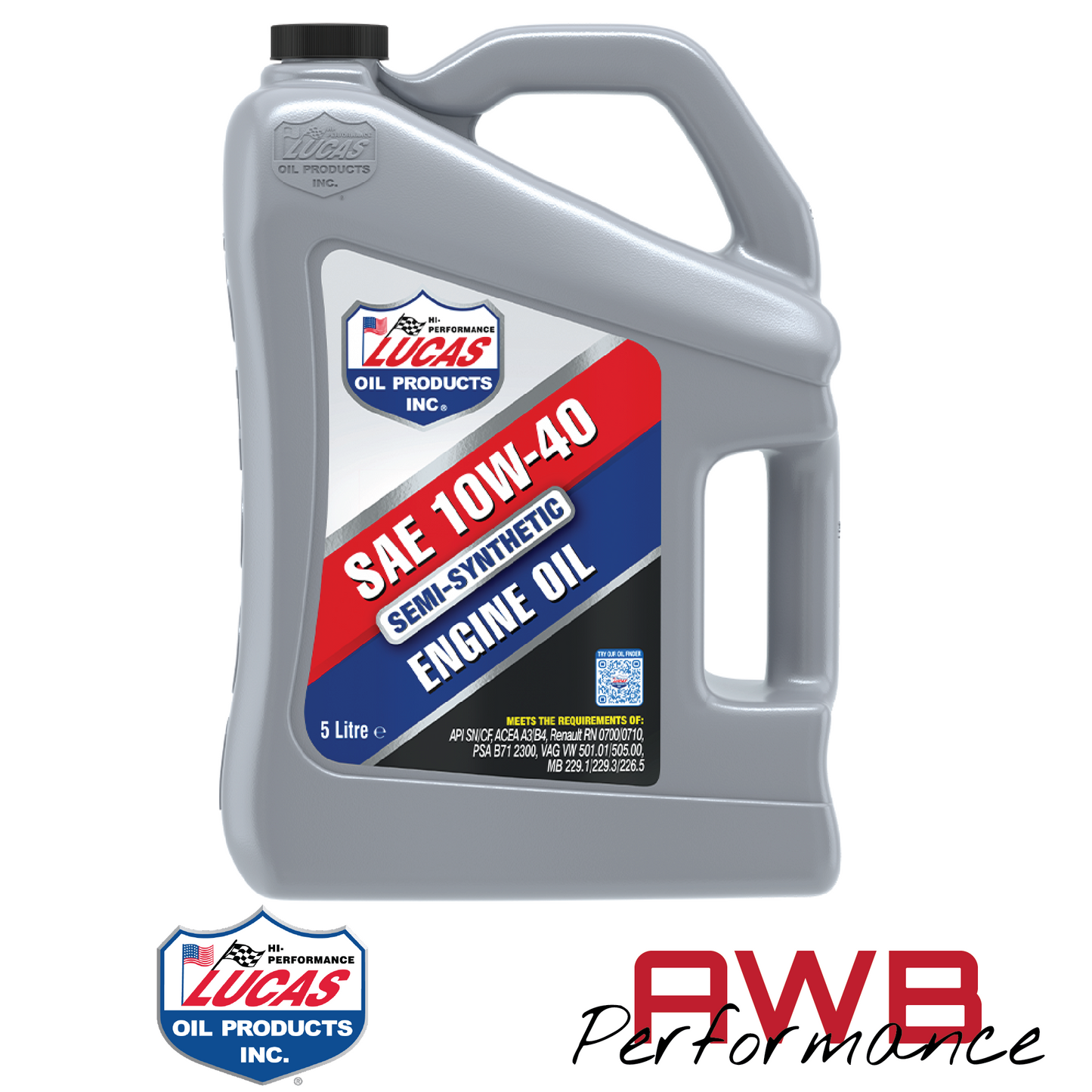 Lucas Oil Semi-Synthetic 10W-40 Engine Oil