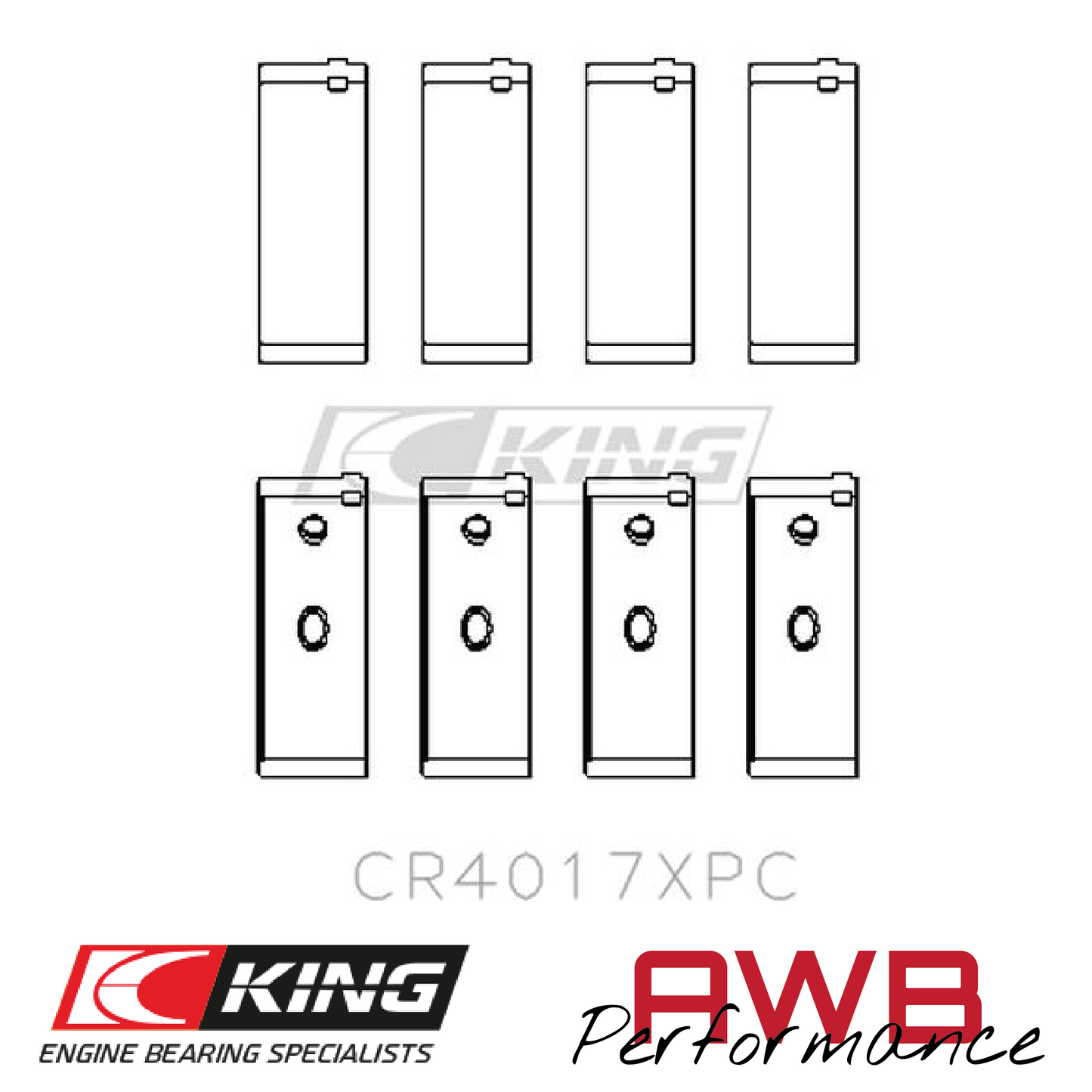 Z20LET, Z20LER, Z20LEL & Z20LEH - 2.0T - King Racing Tri-metal Connecting Rod Bearings King