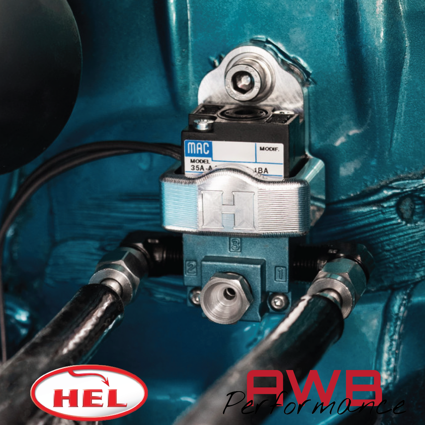HEL Performance MAC 3-Port (35 Series) Boost Solenoid Billet Mounting Bracket