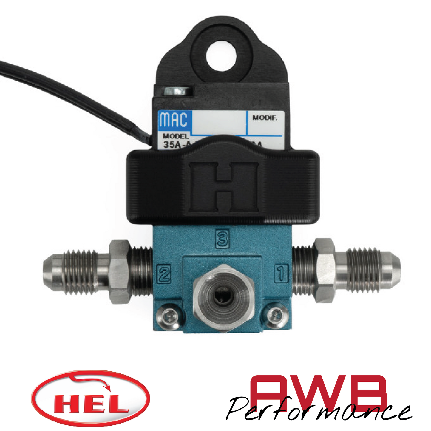 HEL Performance MAC 3-Port (35 Series) Boost Solenoid Billet Mounting Bracket