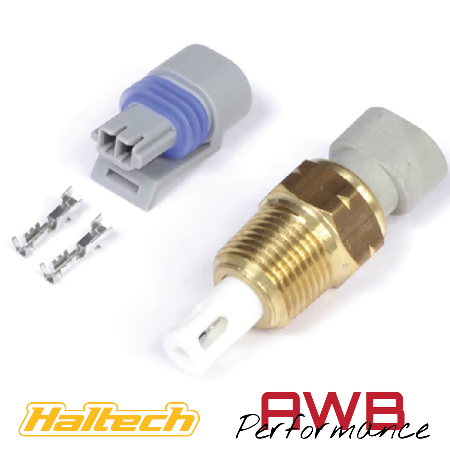 Haltech Air Temp Sensor - Large Thread Thread: 3/8 NPT 18TPI - HT-010202