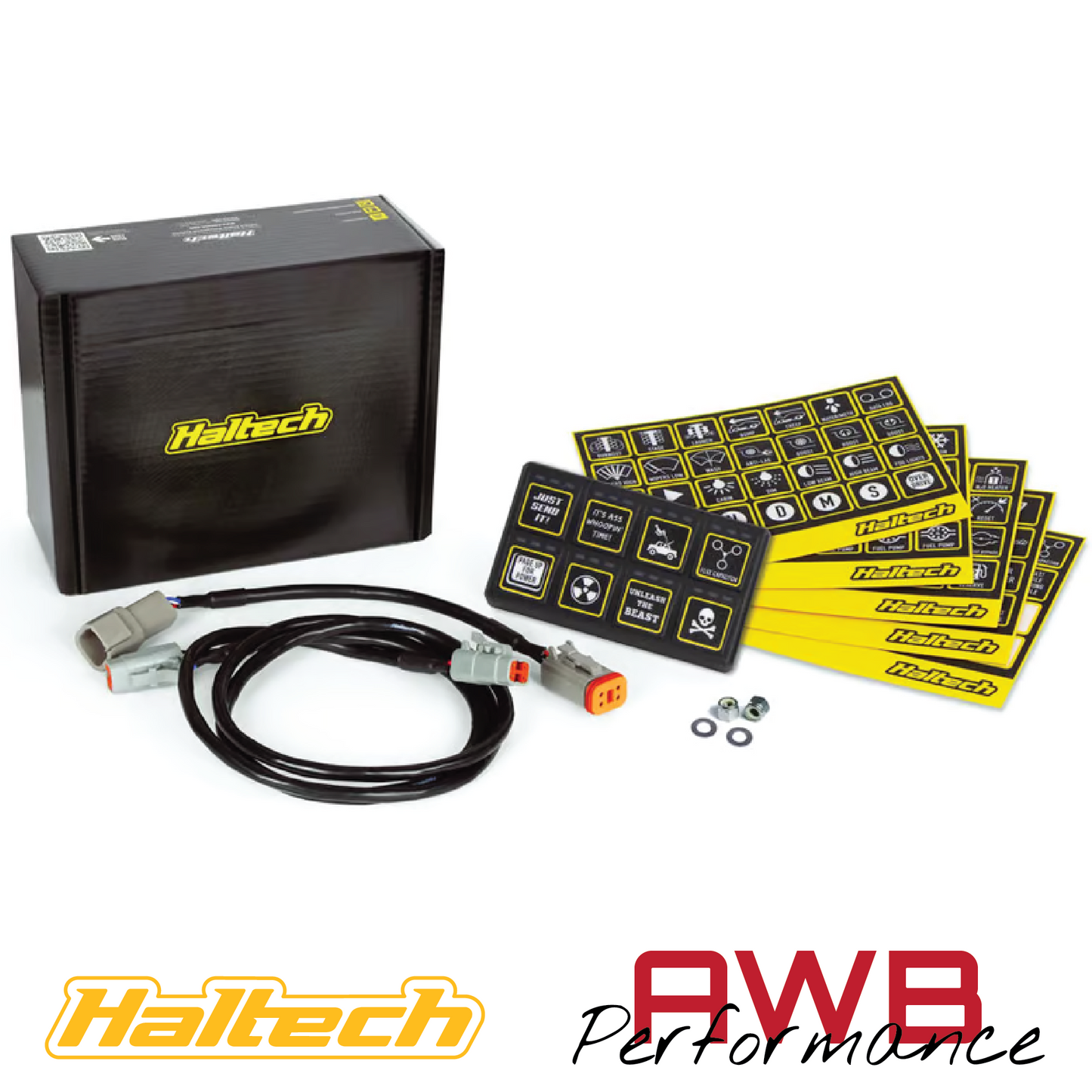 Haltech CAN Keypad 8 button 2x4 - HT-011501