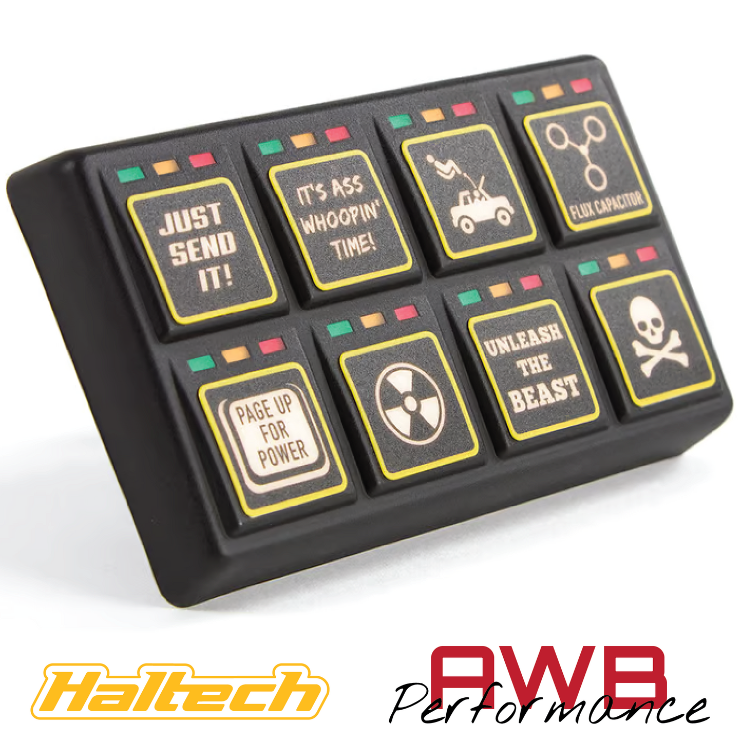 Haltech CAN Keypad 8 button 2x4 - HT-011501