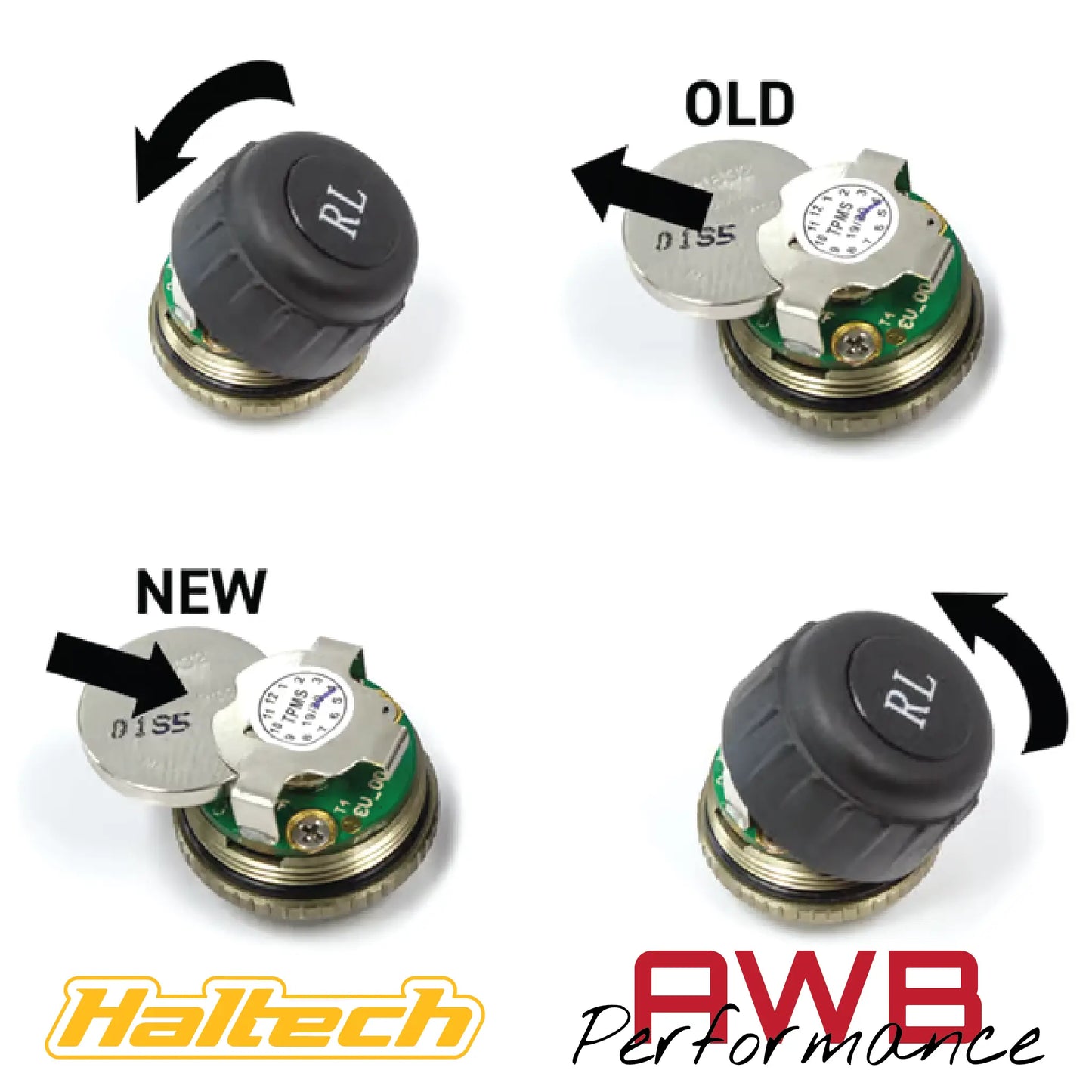 Haltech TMS4 Tyre Monitoring System External Sensors - HT-011601 Haltech
