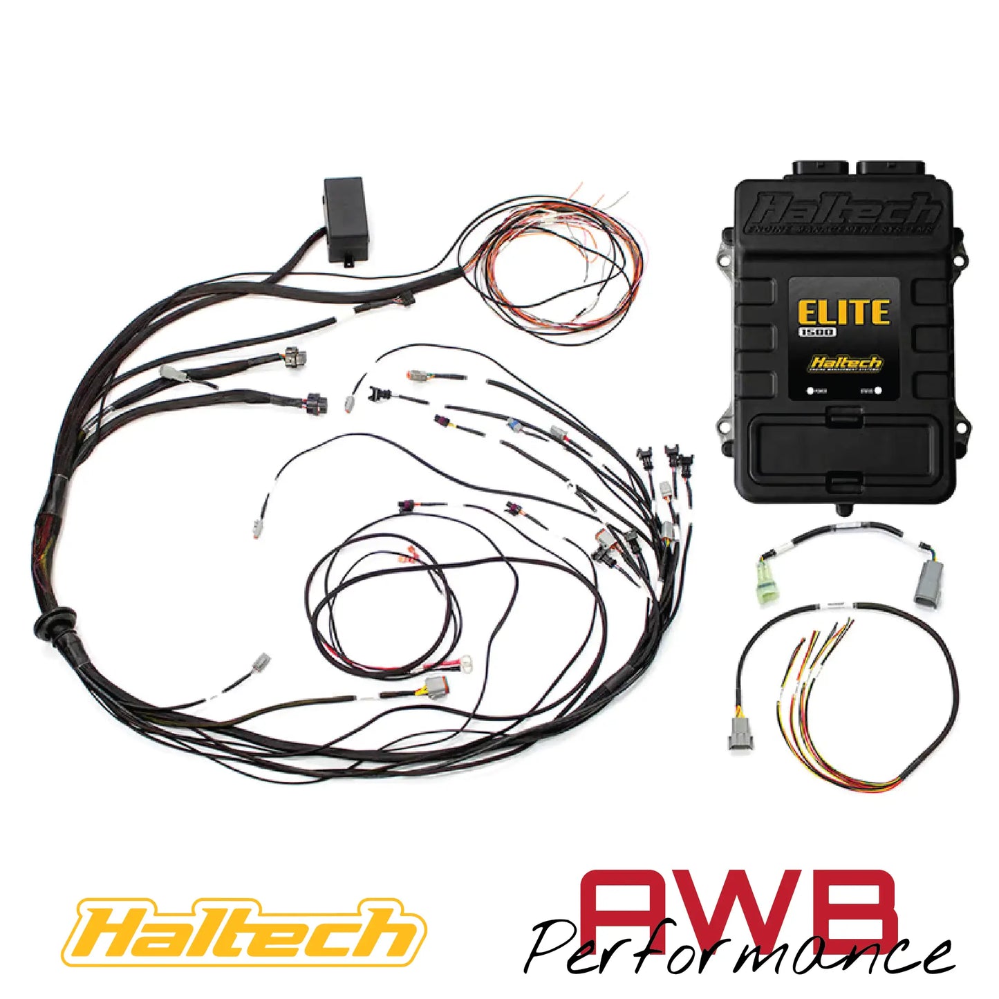 Haltech Elite 1500 + Mazda 13B S4/5 CAS with Flying Lead Ignition Terminated Harness Kit - HT-150975 Haltech