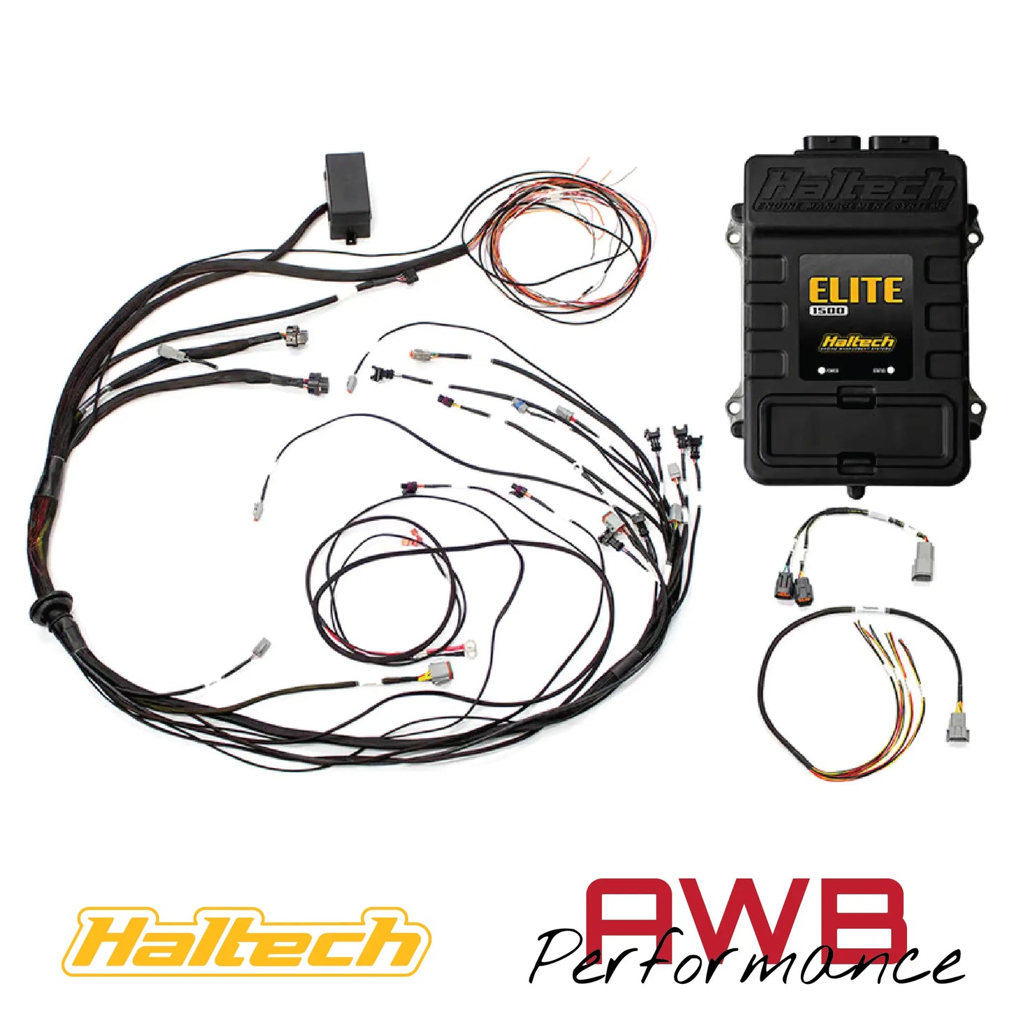 Haltech Elite 1500 + Mazda 13B S6-8 CAS with Flying Lead Ignition Terminated Harness Kit - HT-150985 Haltech