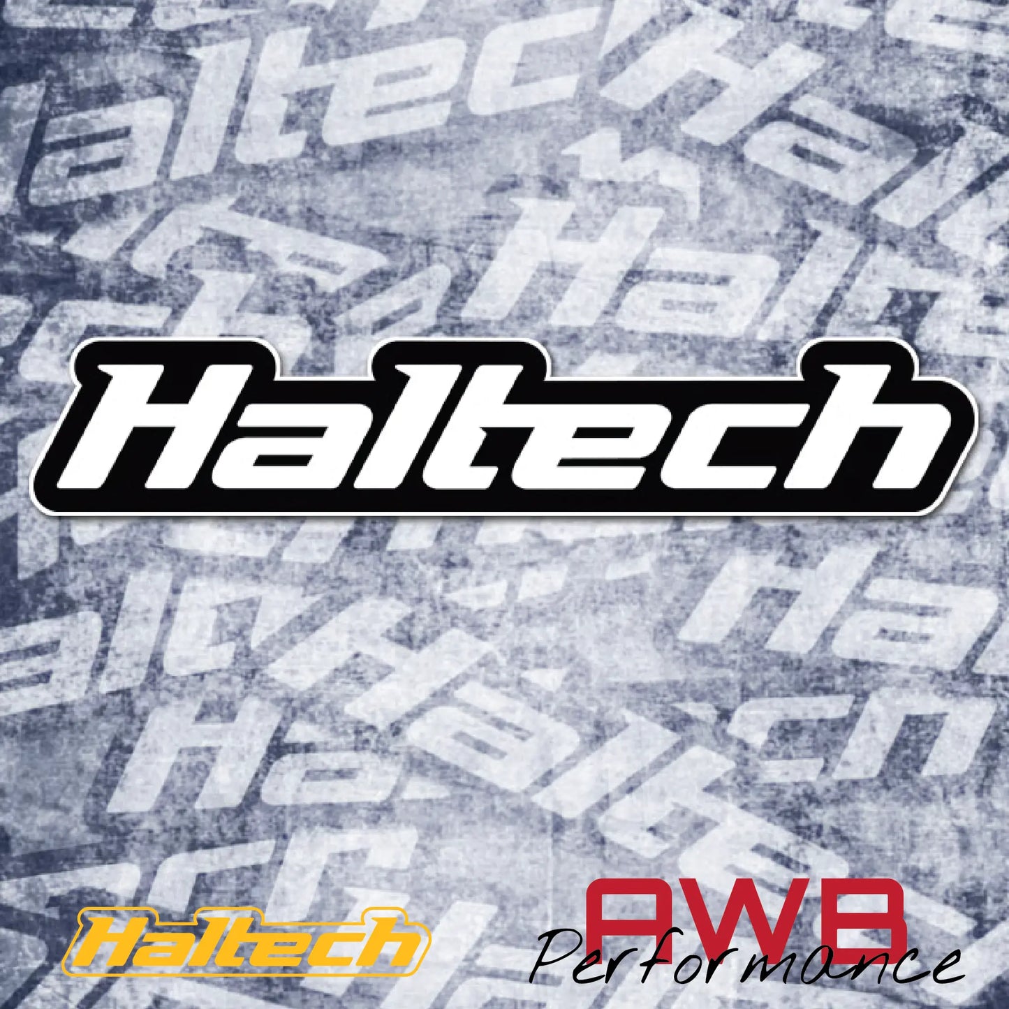 Haltech Black and White Stickers Haltech