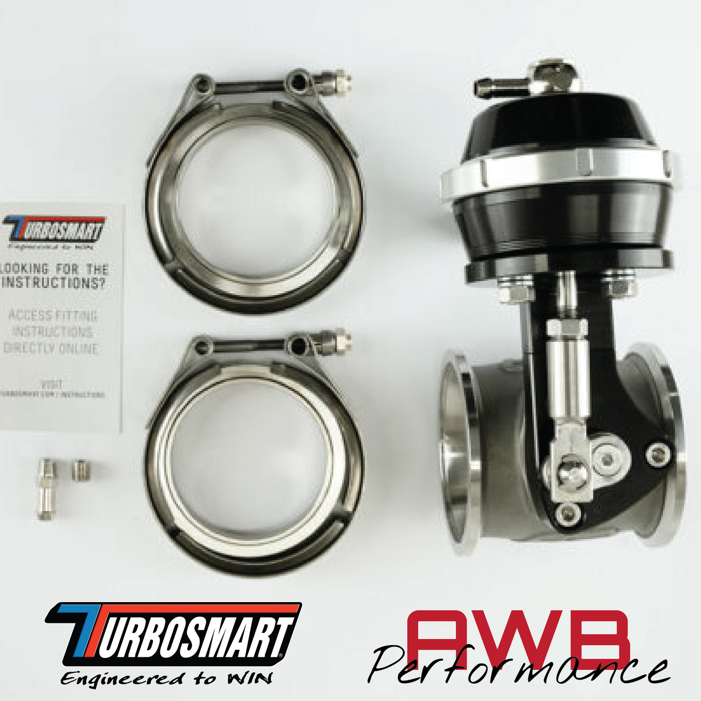 Turbosmart PSG50 Pneumatic Straight Gate (Vacuum-Based) 6 InHg