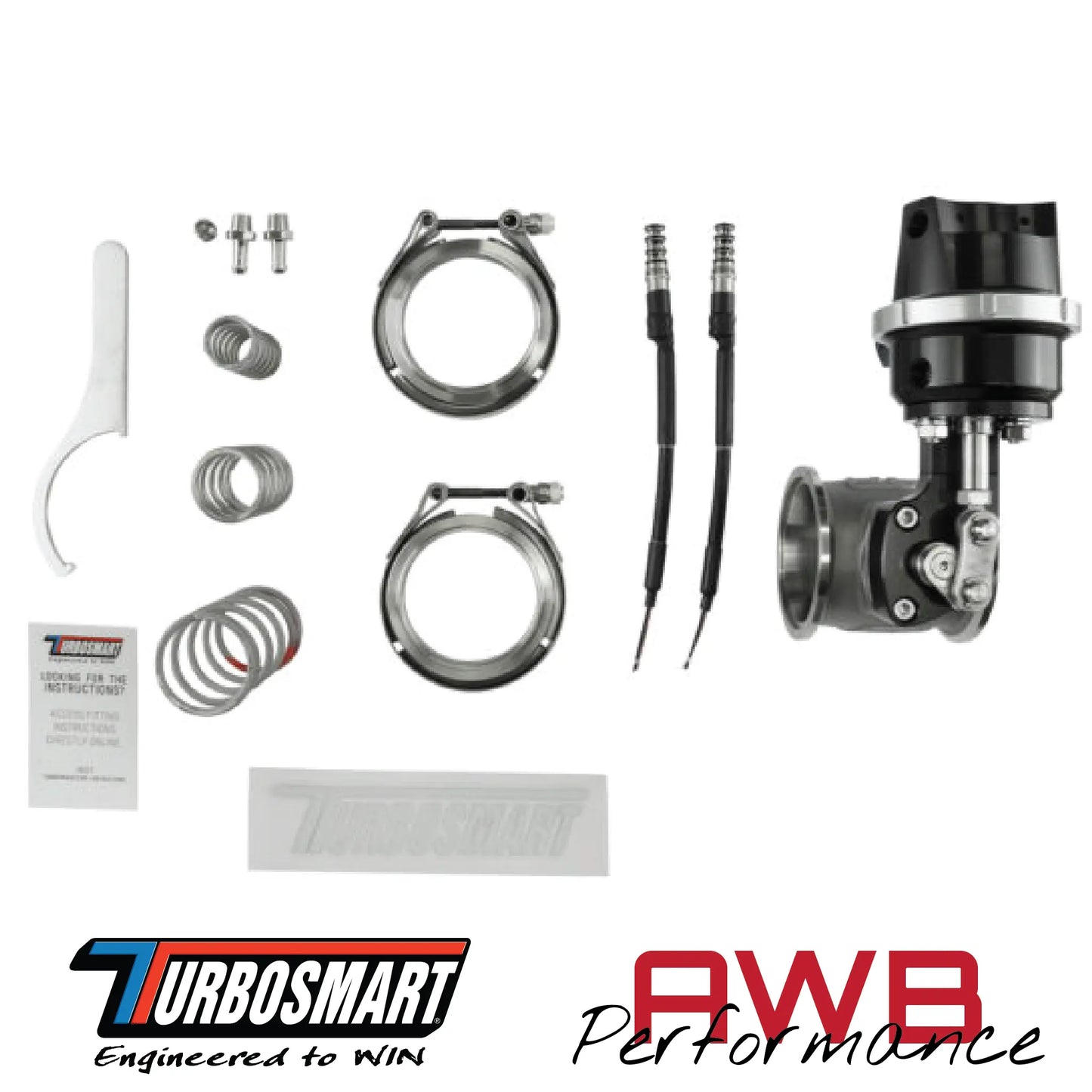 Turbosmart StraightGate50 ‘Compressed Gas’ (Solenoid) External Wastegate Turbosmart