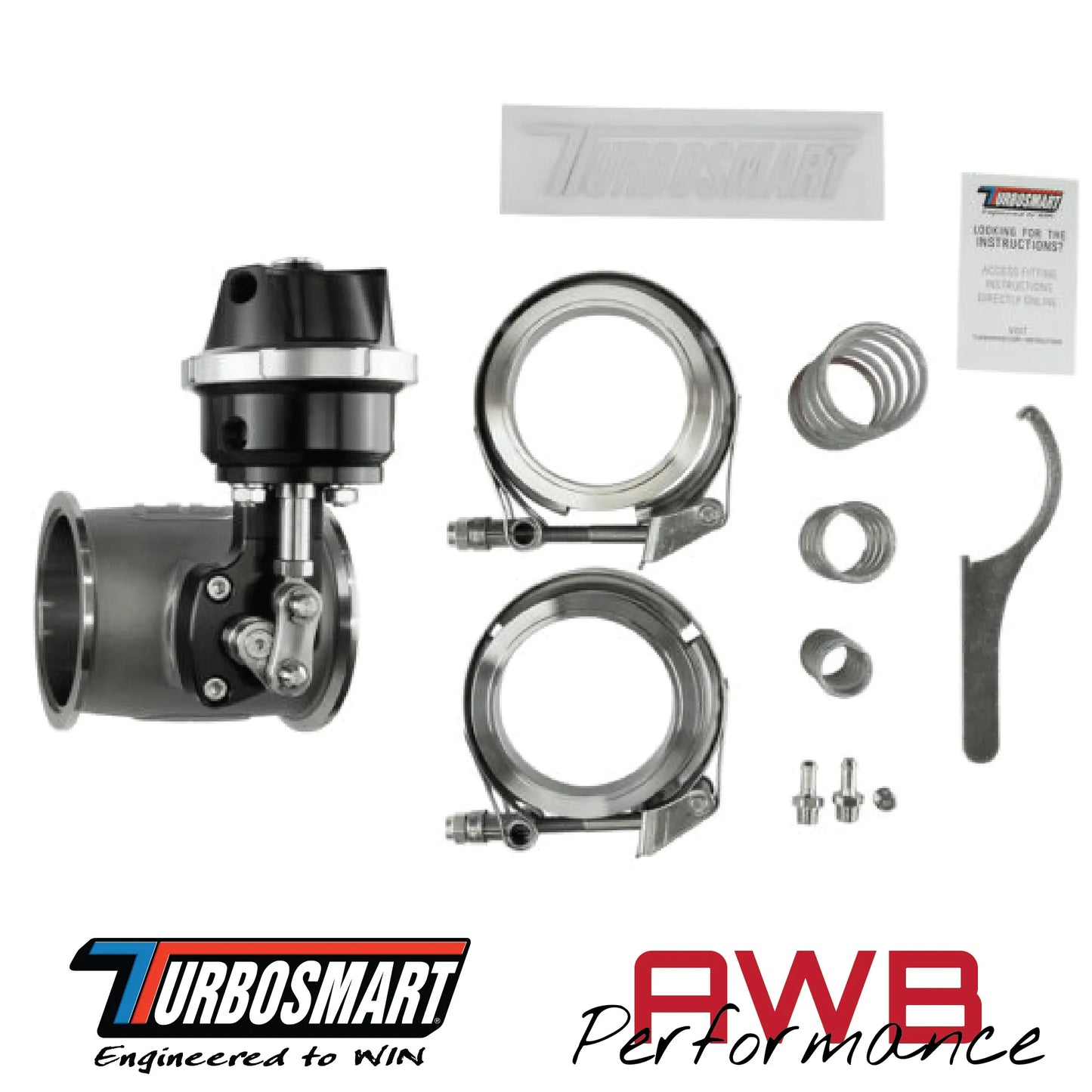 Turbosmart StraightGate76 ‘Compressed Gas' External Wastegate Turbosmart