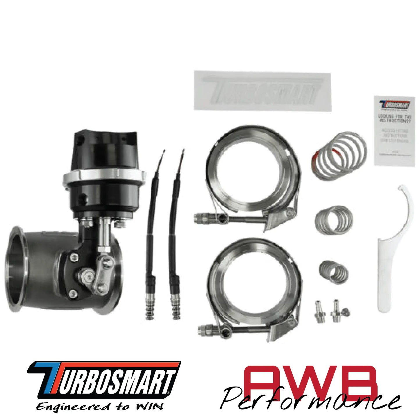 Turbosmart StraightGate76 ‘Compressed Gas’ (Solenoid) External Wastegate Turbosmart