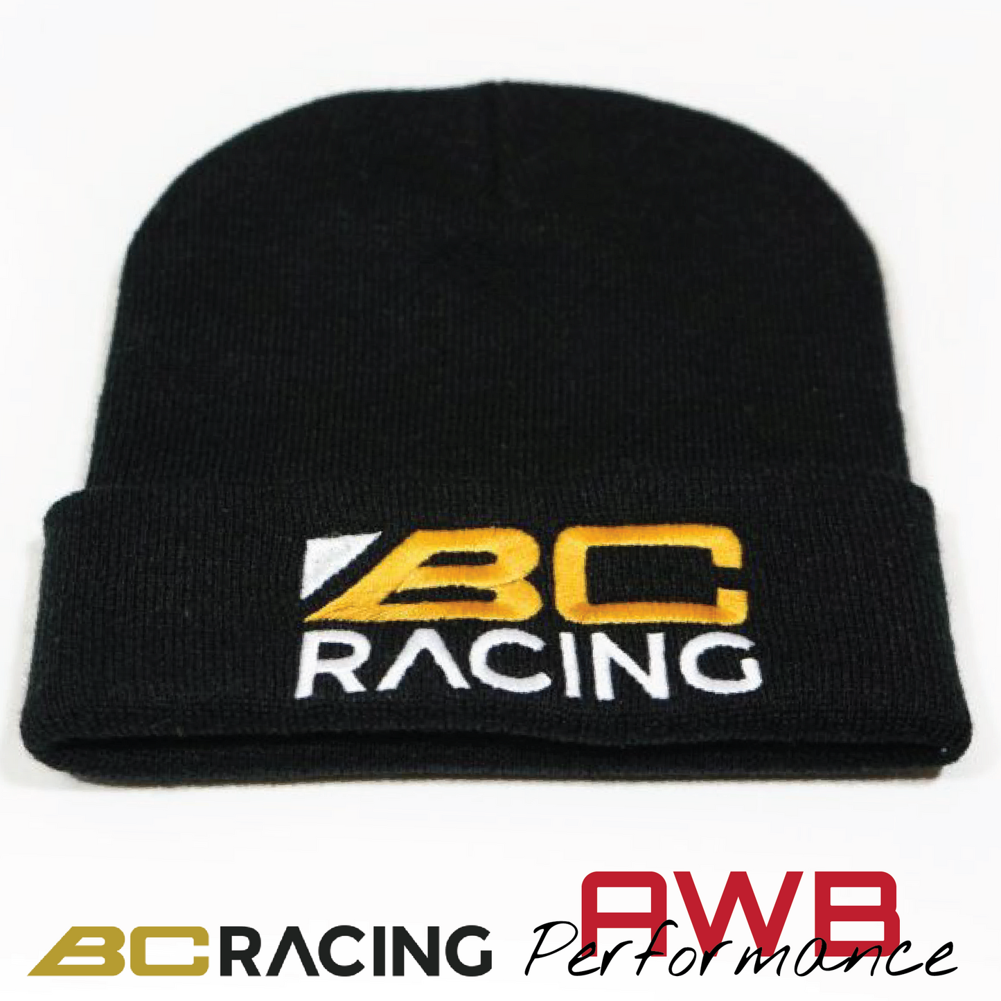 BC Racing Black / Gold Knitted Beanie BC Racing