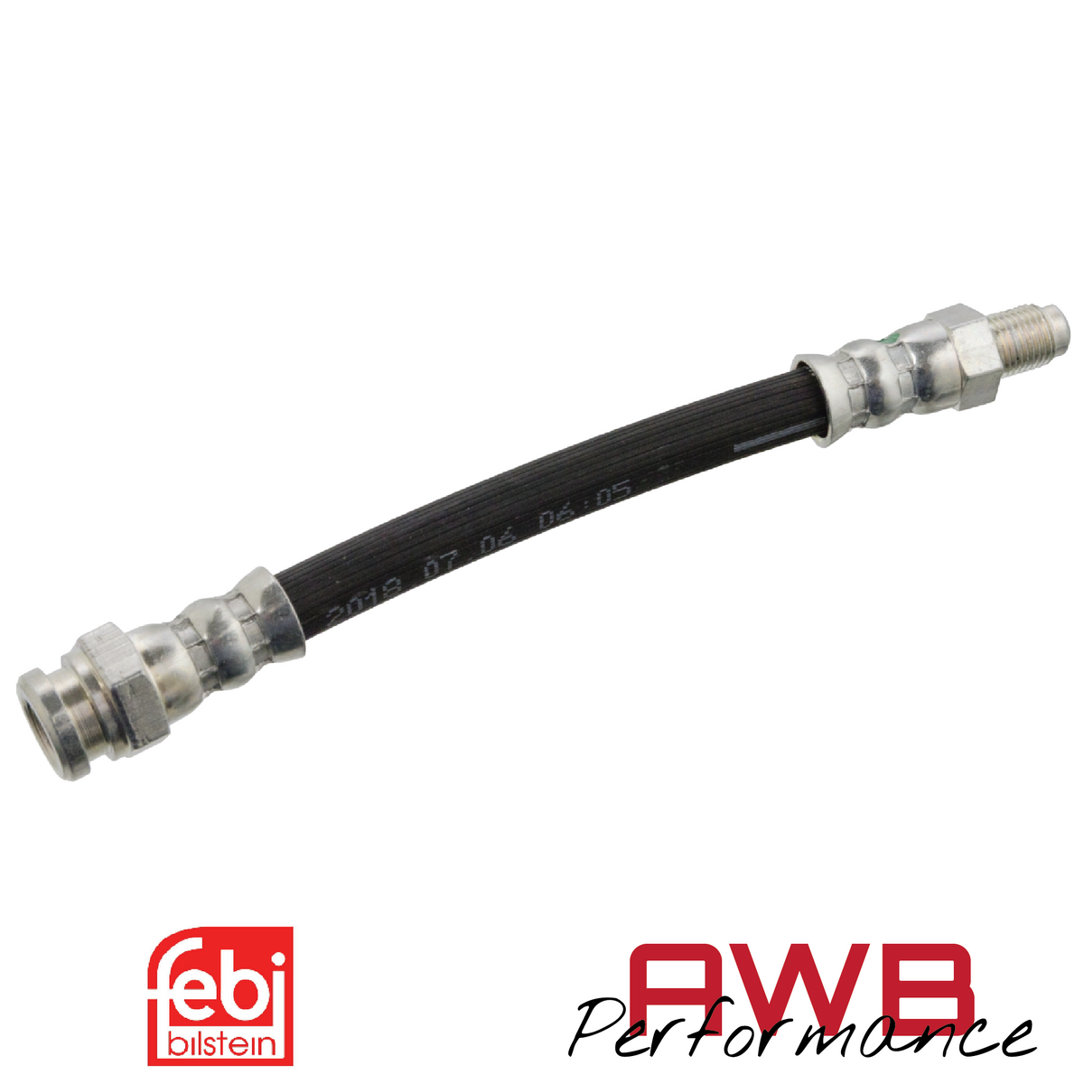 Adam - Febi Bilstein Rear Right / Left Outer Brake Hose (264mm) Febi Bilstein