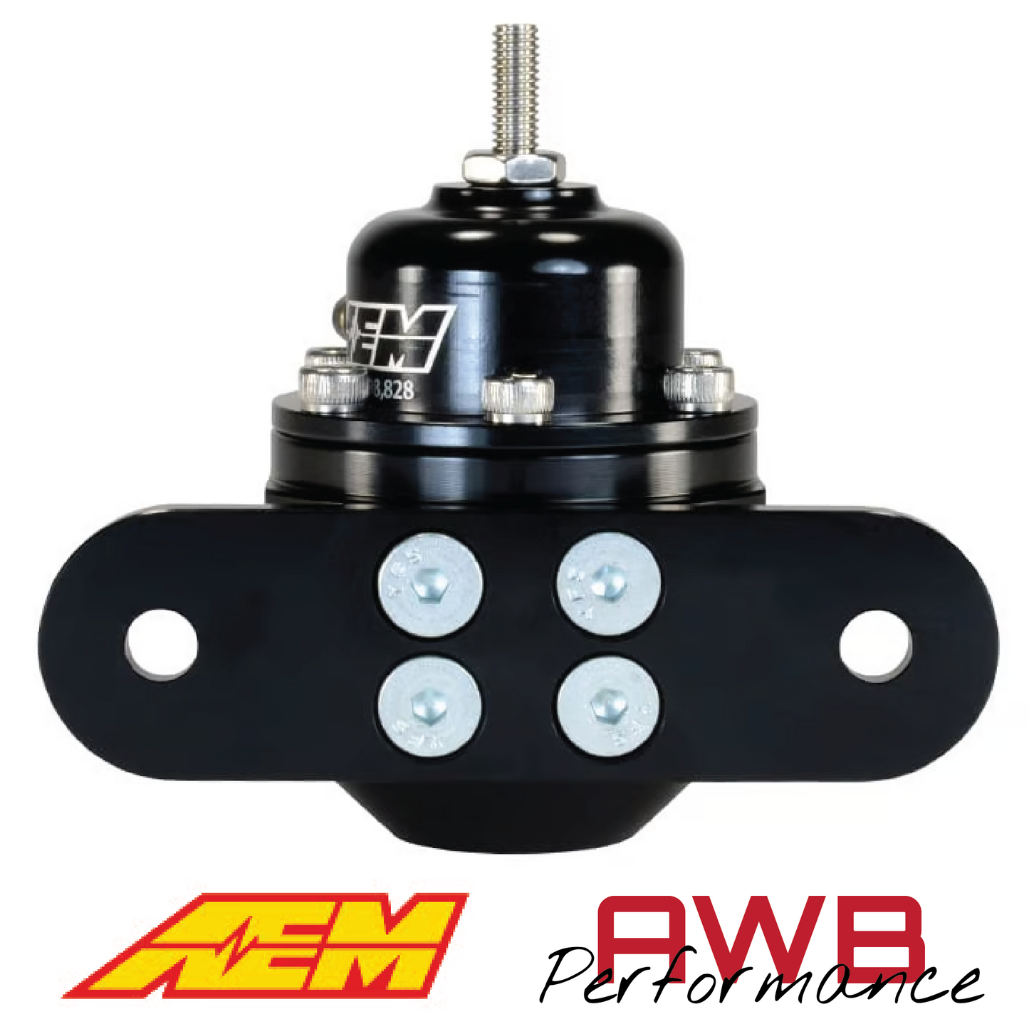 AEM Universal Adjustable Fuel Pressure Regulator - 25-302BK