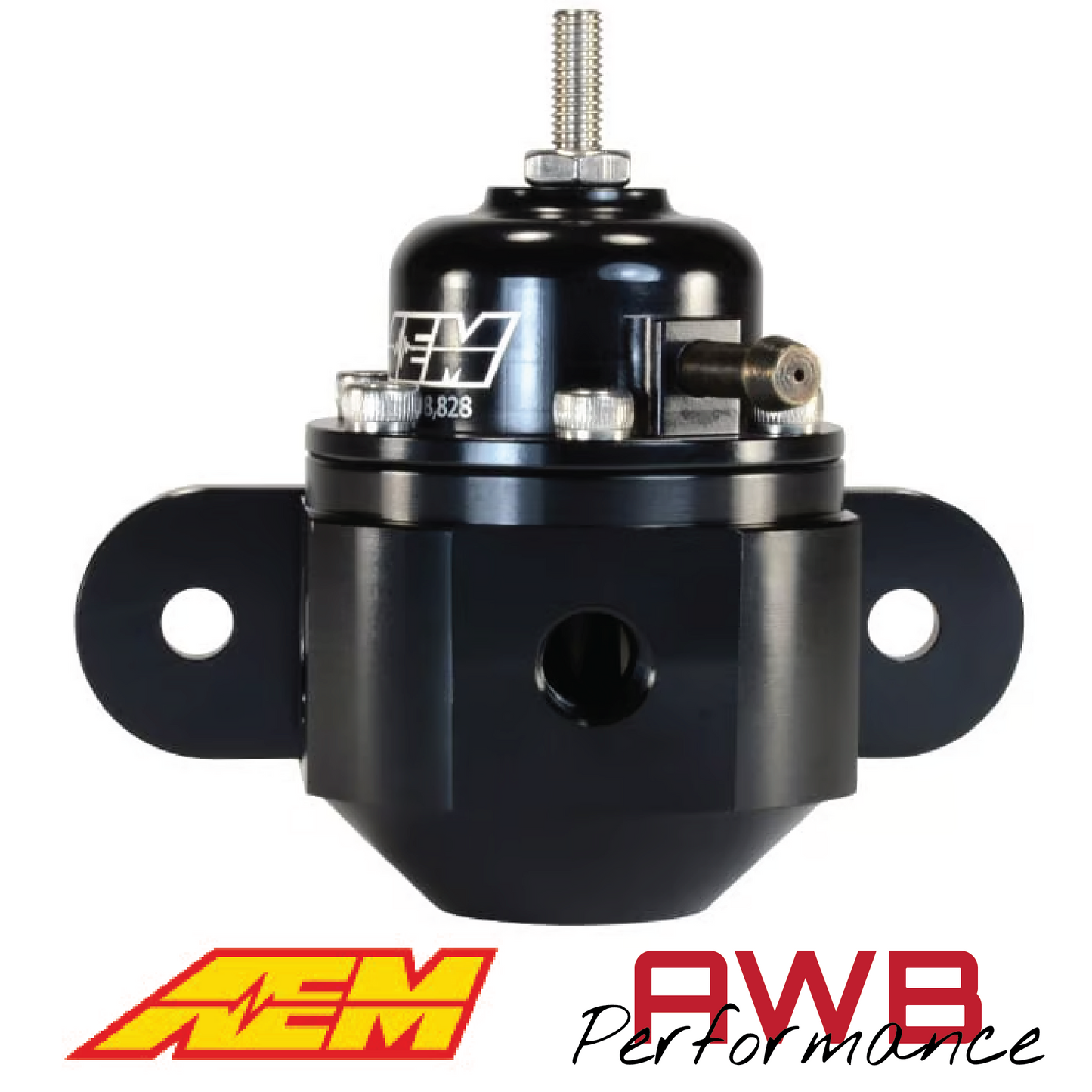 AEM Universal Adjustable Fuel Pressure Regulator - 25-302BK