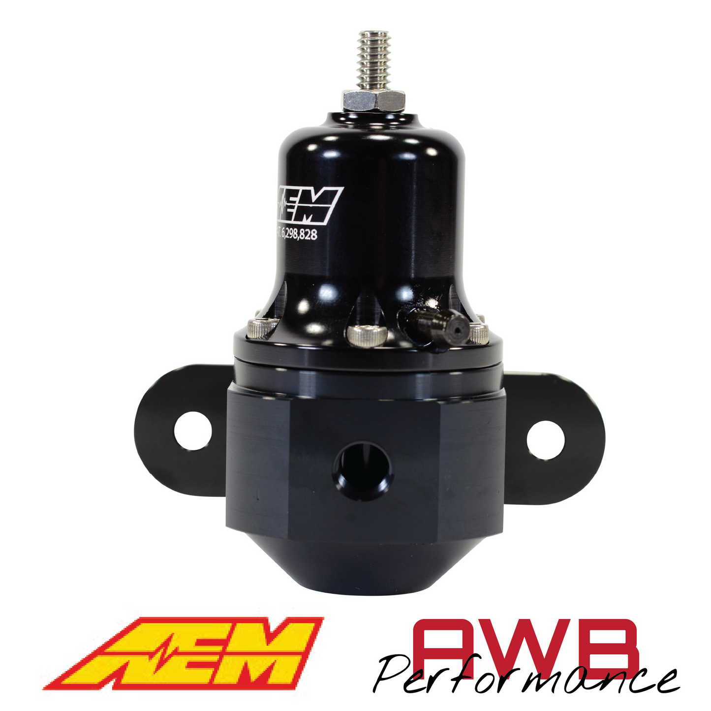 AEM Hi-Cap Universal Adjustable Fuel Pressure Regulator - 25-305BK