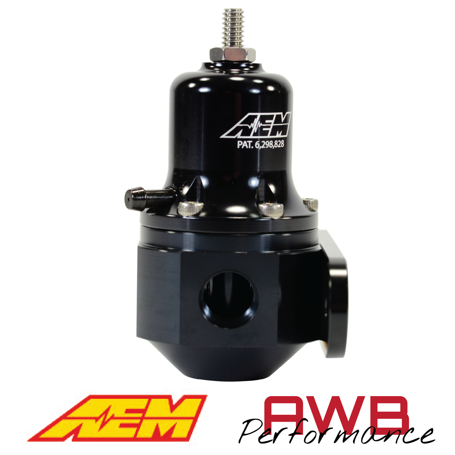 AEM Hi-Cap Universal Adjustable Fuel Pressure Regulator - 25-305BK