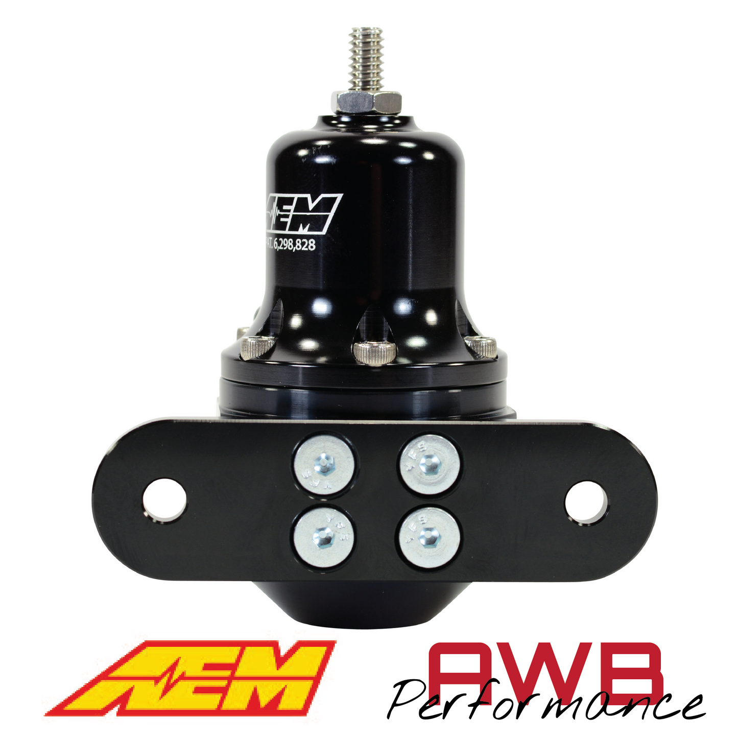 AEM Hi-Cap Universal Adjustable Fuel Pressure Regulator - 25-305BK