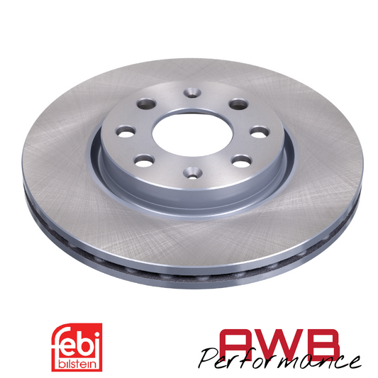 Adam 1.0T - Febi Bilstein 257mm 4x100 Front Brake Disc Febi Bilstein