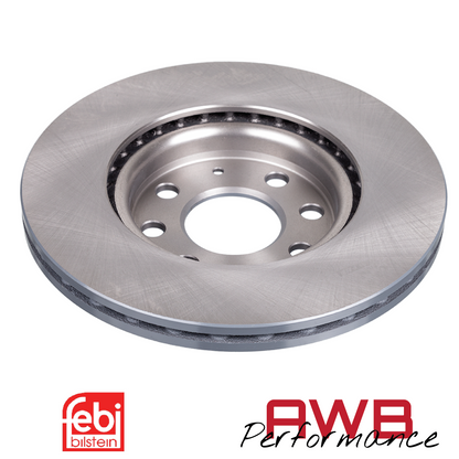 Adam 1.0T - Febi Bilstein 257mm 4x100 Front Brake Disc Febi Bilstein