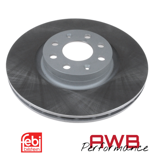 Adam 1.0T - Febi Bilstein 284mm 4x100 Front Brake Disc Febi Bilstein