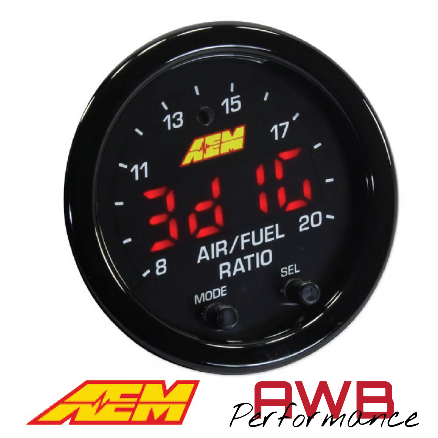 AEM X-Series Wideband UEGO AFR Gauge Kit - 30-0300