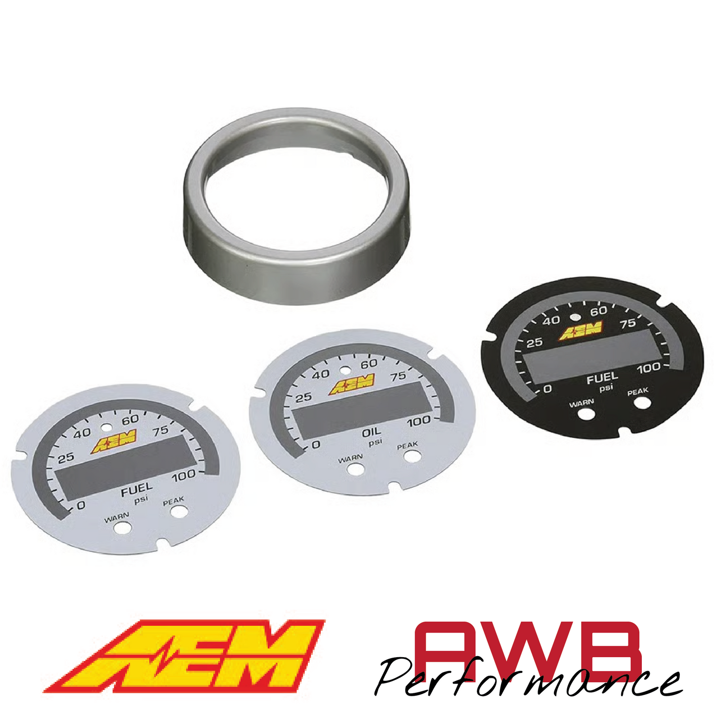 AEM X-Series Fluid Pressure Gauge Accessory Kits - 30-0301-ACC / 30-0307-ACC