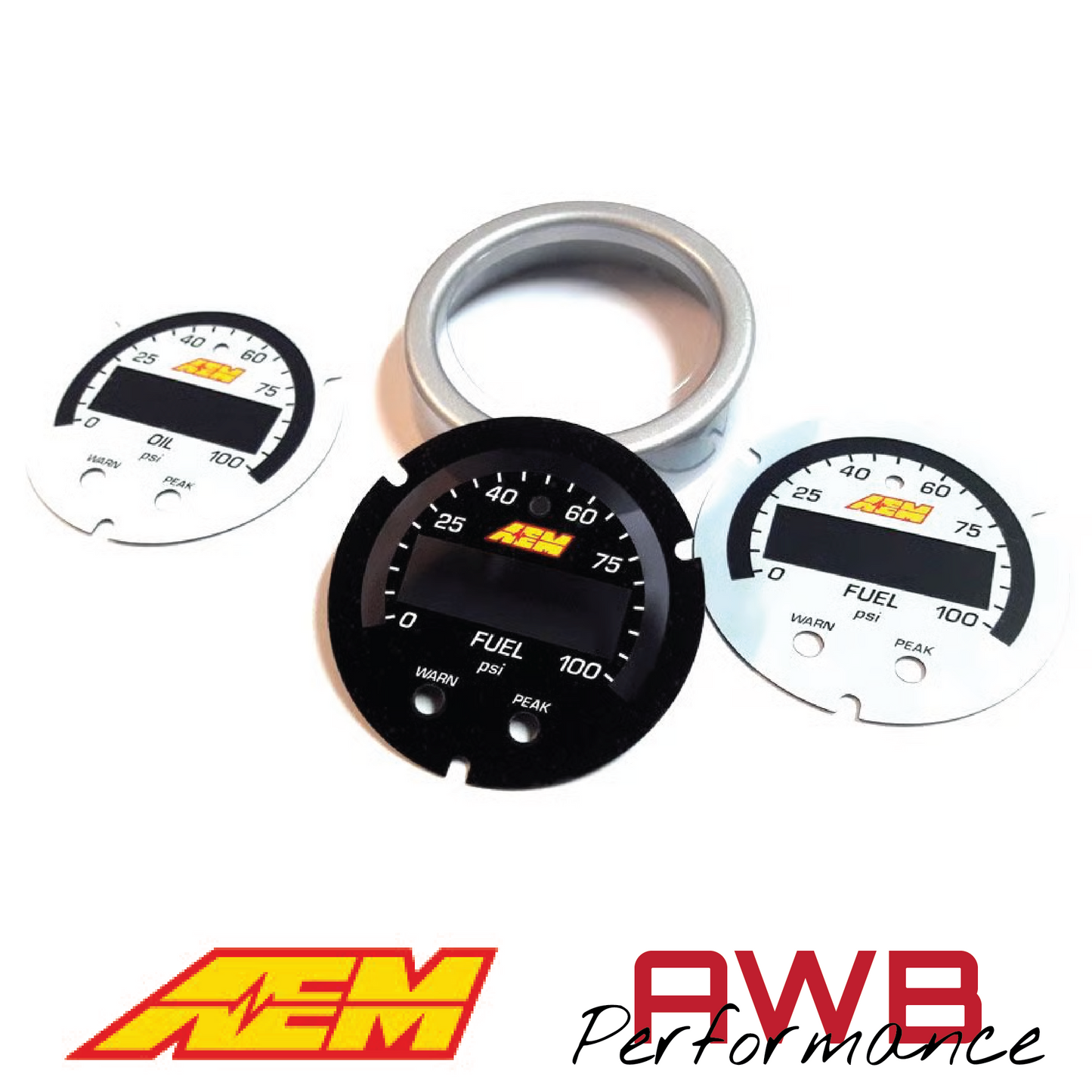 AEM X-Series Fluid Pressure Gauge Accessory Kits - 30-0301-ACC / 30-0307-ACC
