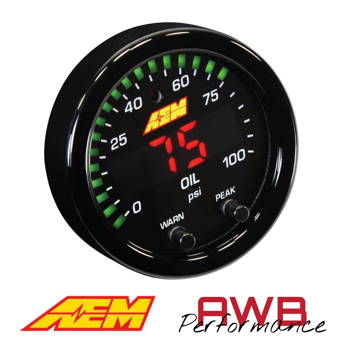 AEM X-Series Fluid Pressure Gauge Kits - 30-0301 / 30-0307