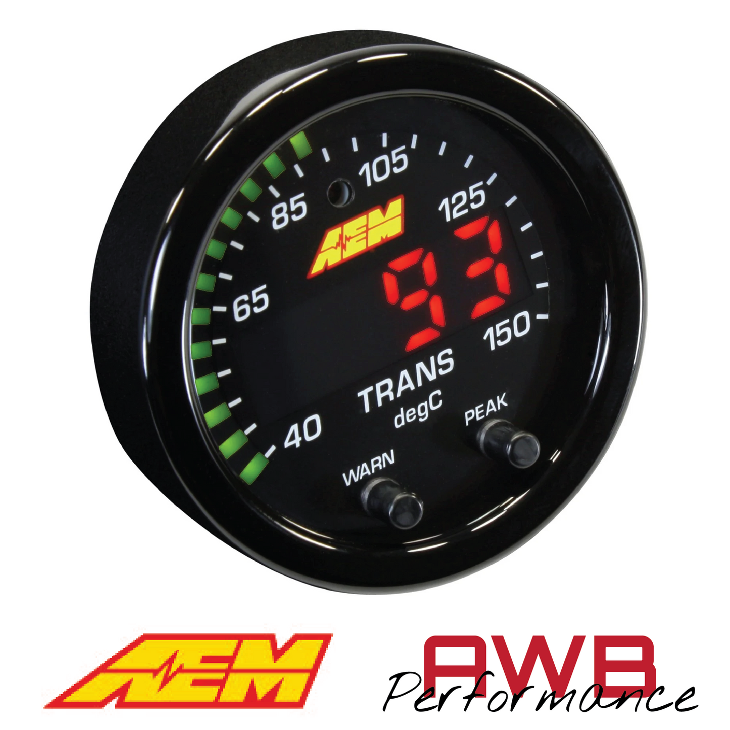 AEM X-Series Temperature Gauge Kit - 30-0302