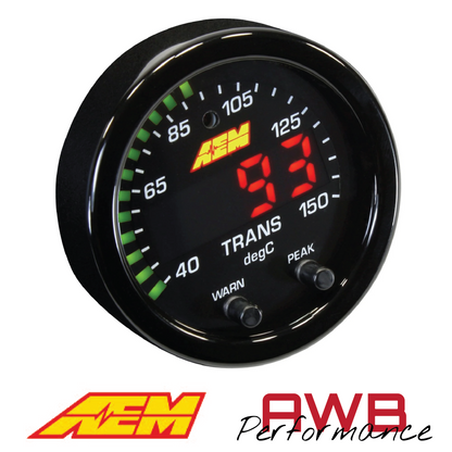 AEM X-Series Temperature Gauge Kit - 30-0302