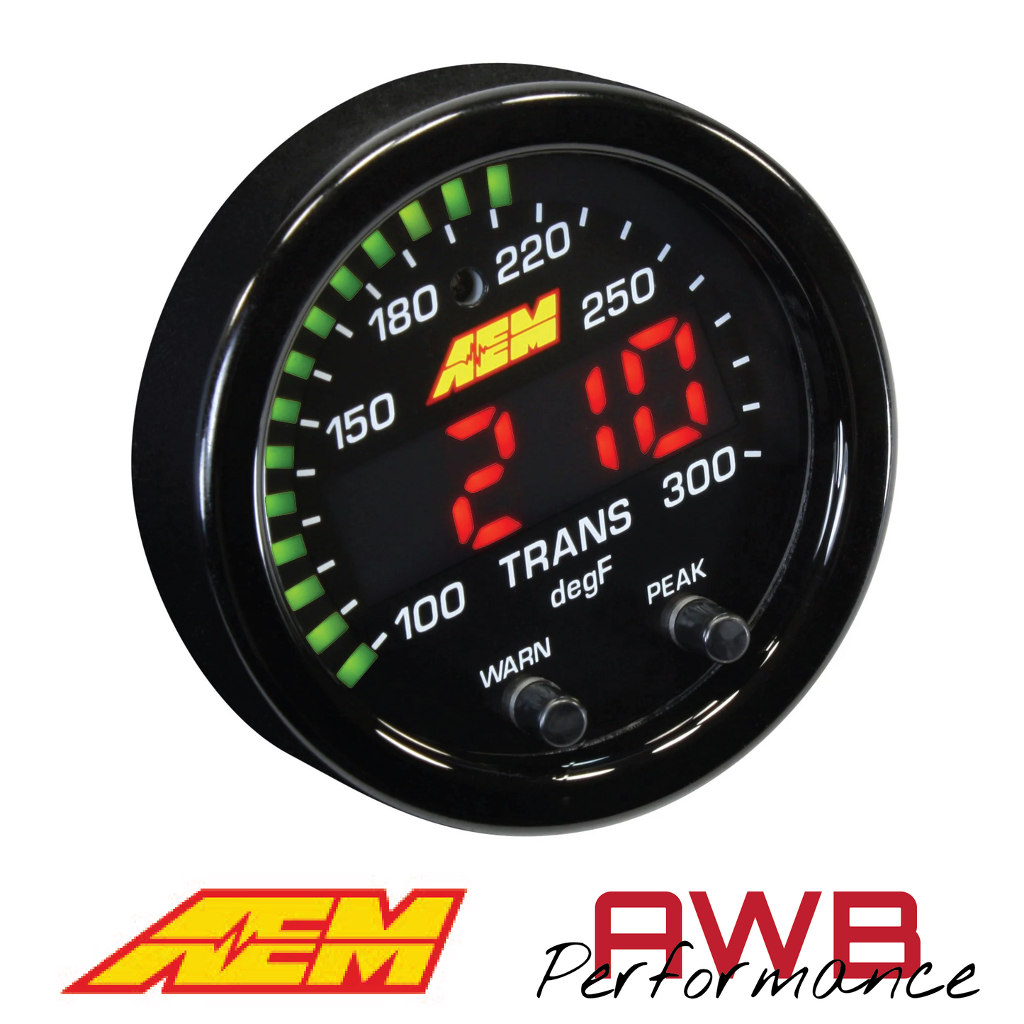 AEM X-Series Temperature Gauge Kit - 30-0302