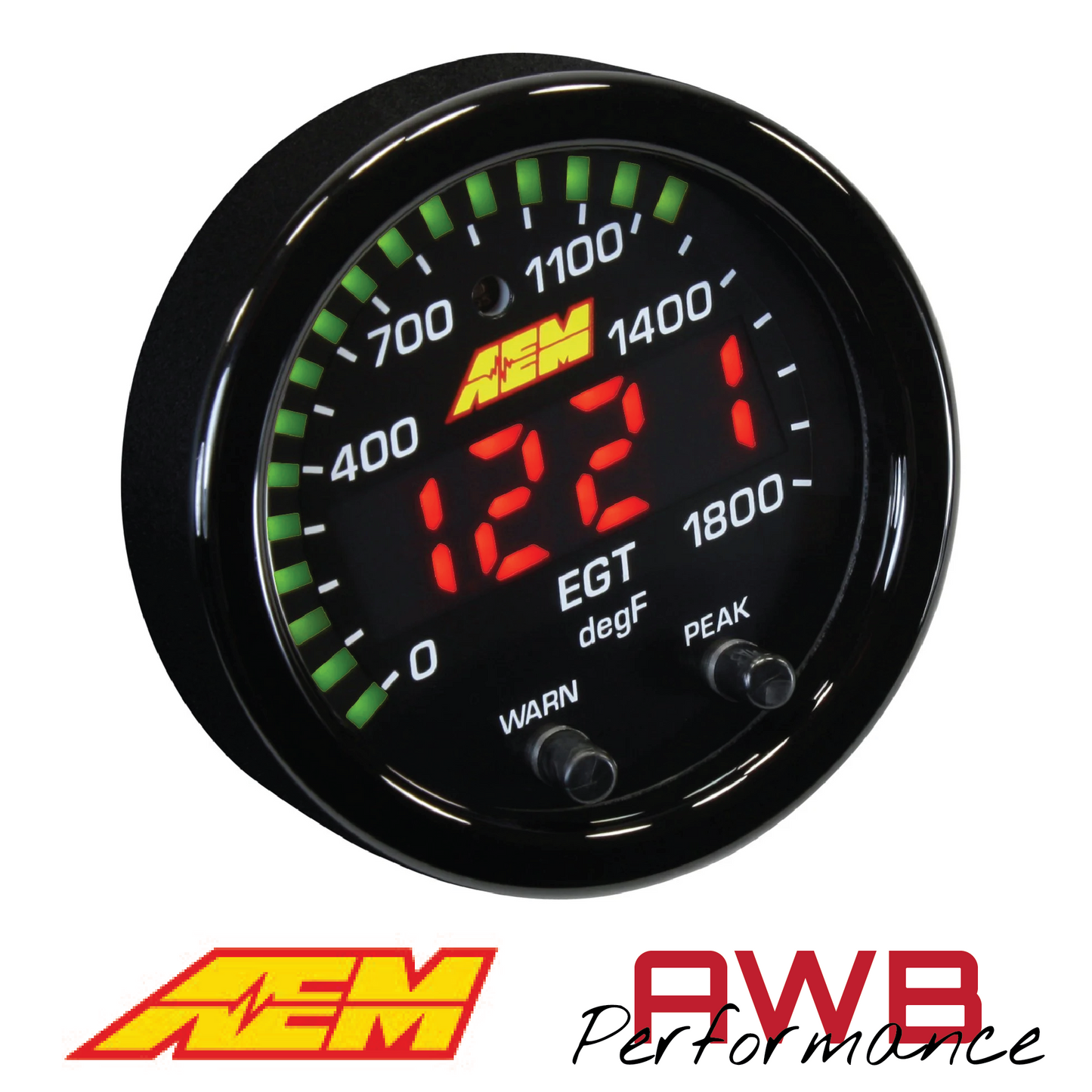 AEM X-Series EGT Gauge Kit - 30-0305