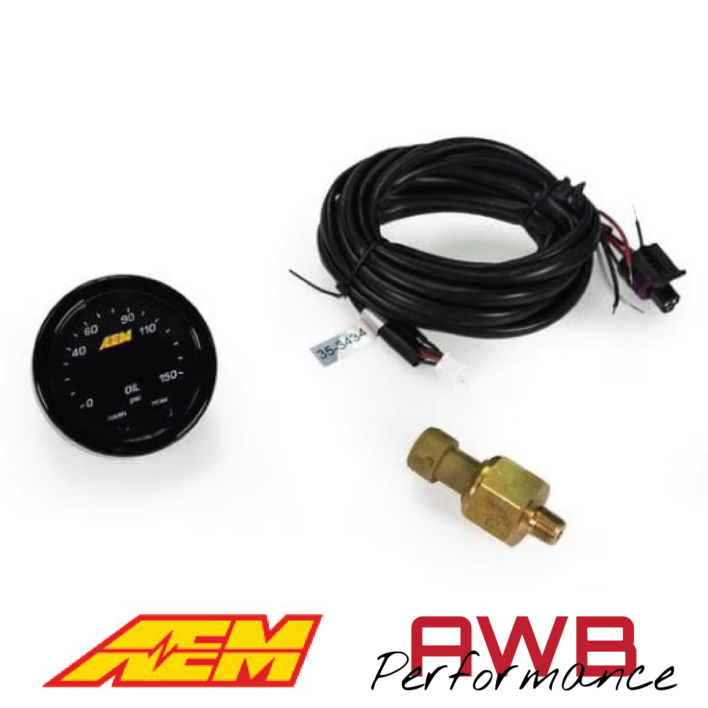 AEM X-Series Fluid Pressure Gauge Kits - 30-0301 / 30-0307