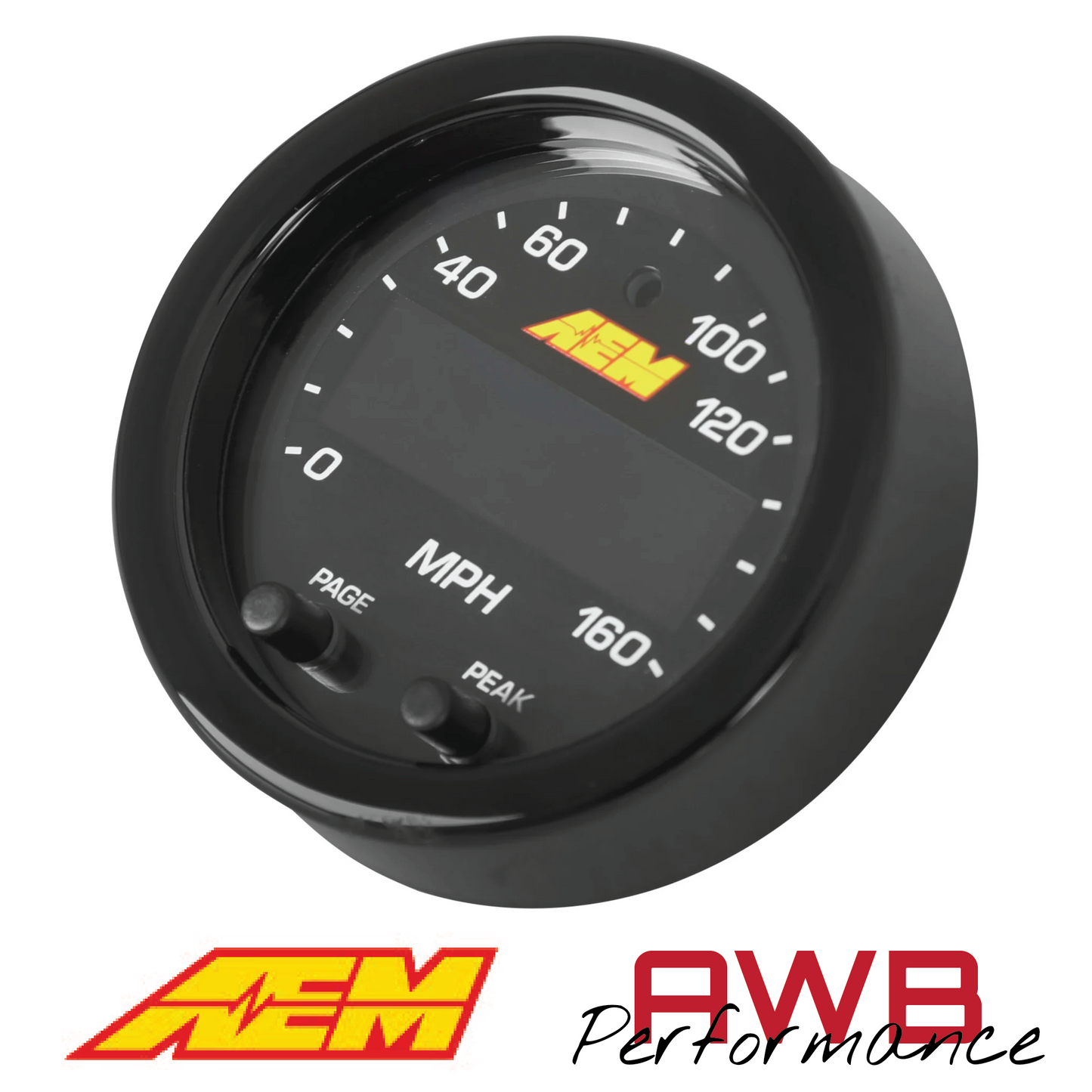 AEM X-Series GPS Speedometer Gauge Kit - 30-0313