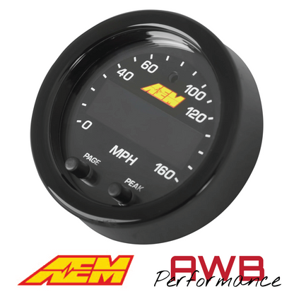 AEM X-Series GPS Speedometer Gauge Kit - 30-0313