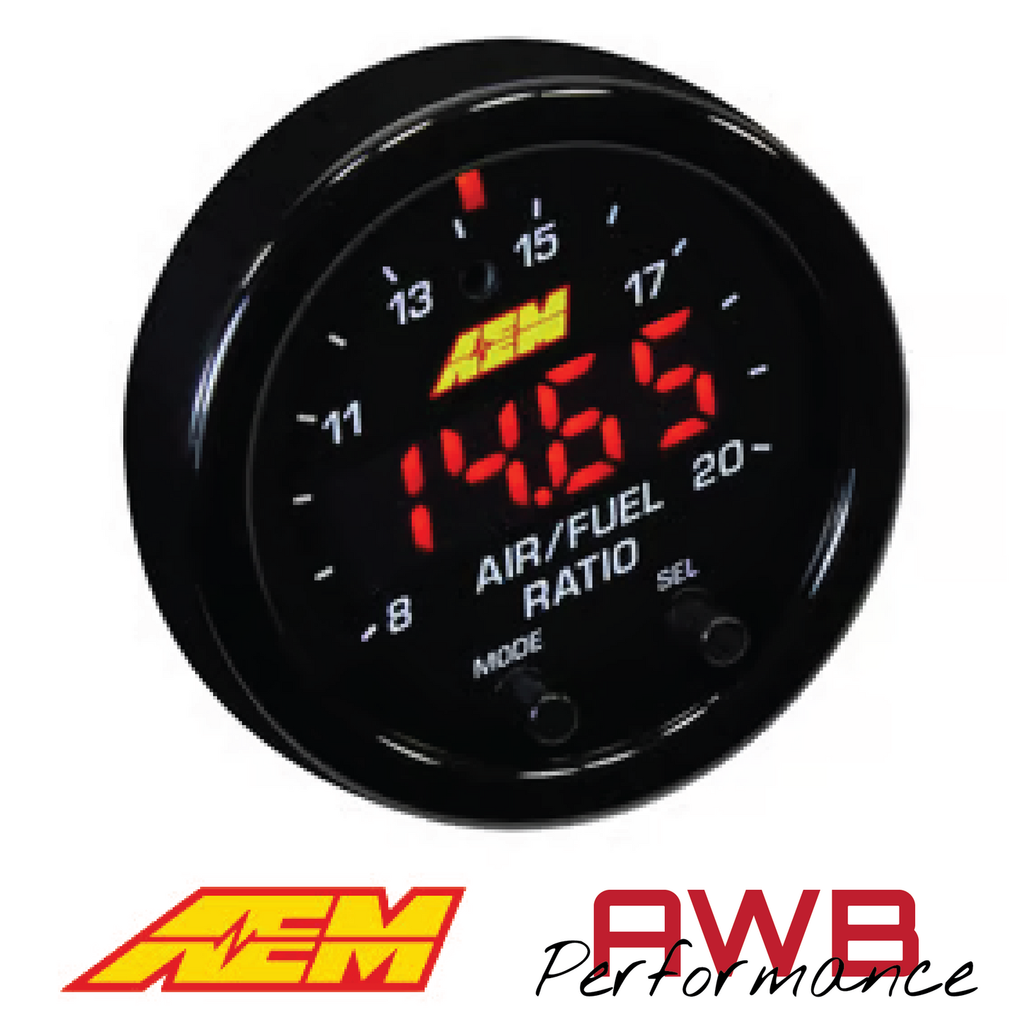 AEM X-Series OBDII Wideband AFR Gauge Kit - 30-0334